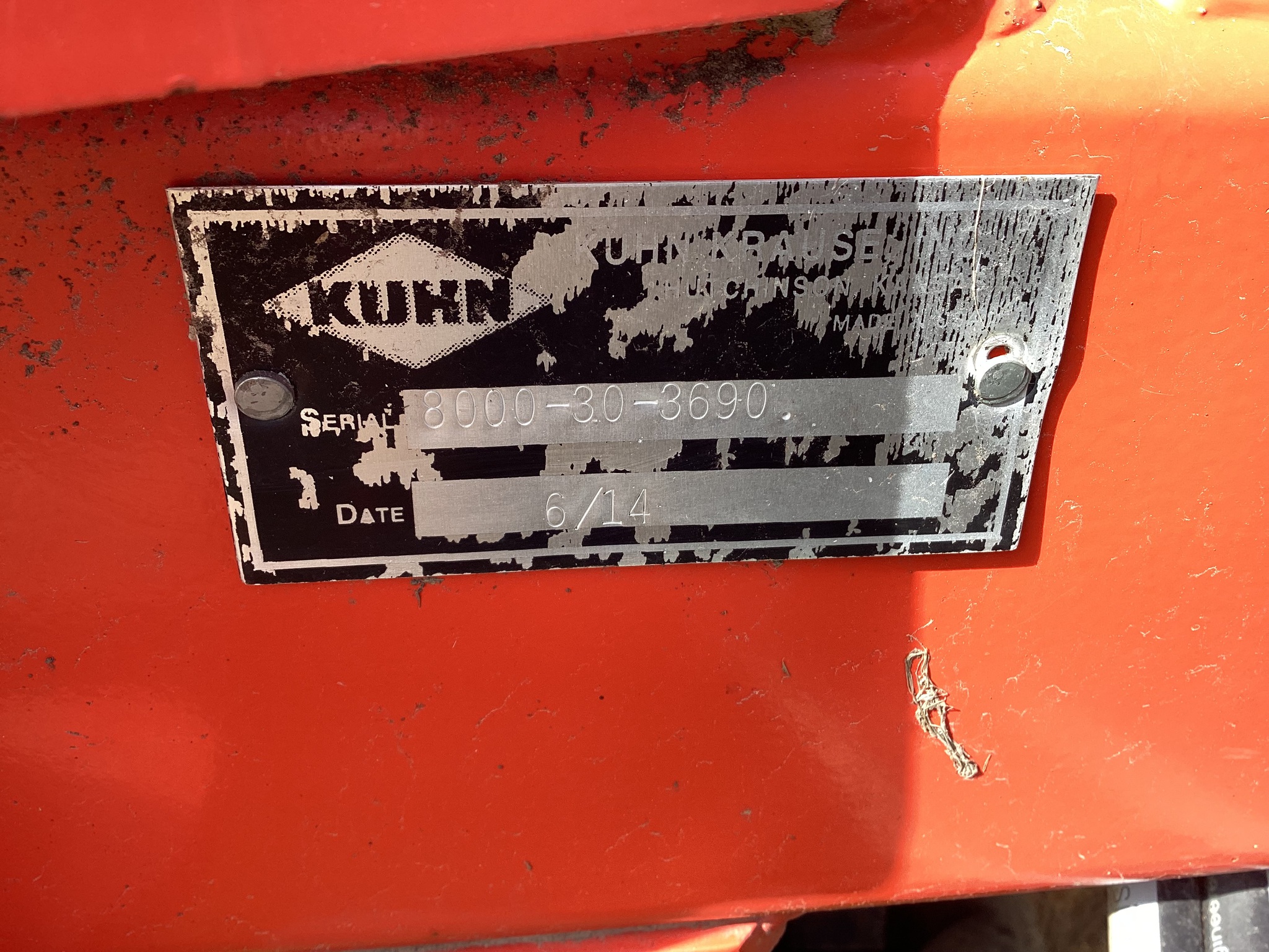  2013 Kuhn Krause 8000-30 at LandMark in Minden, NE