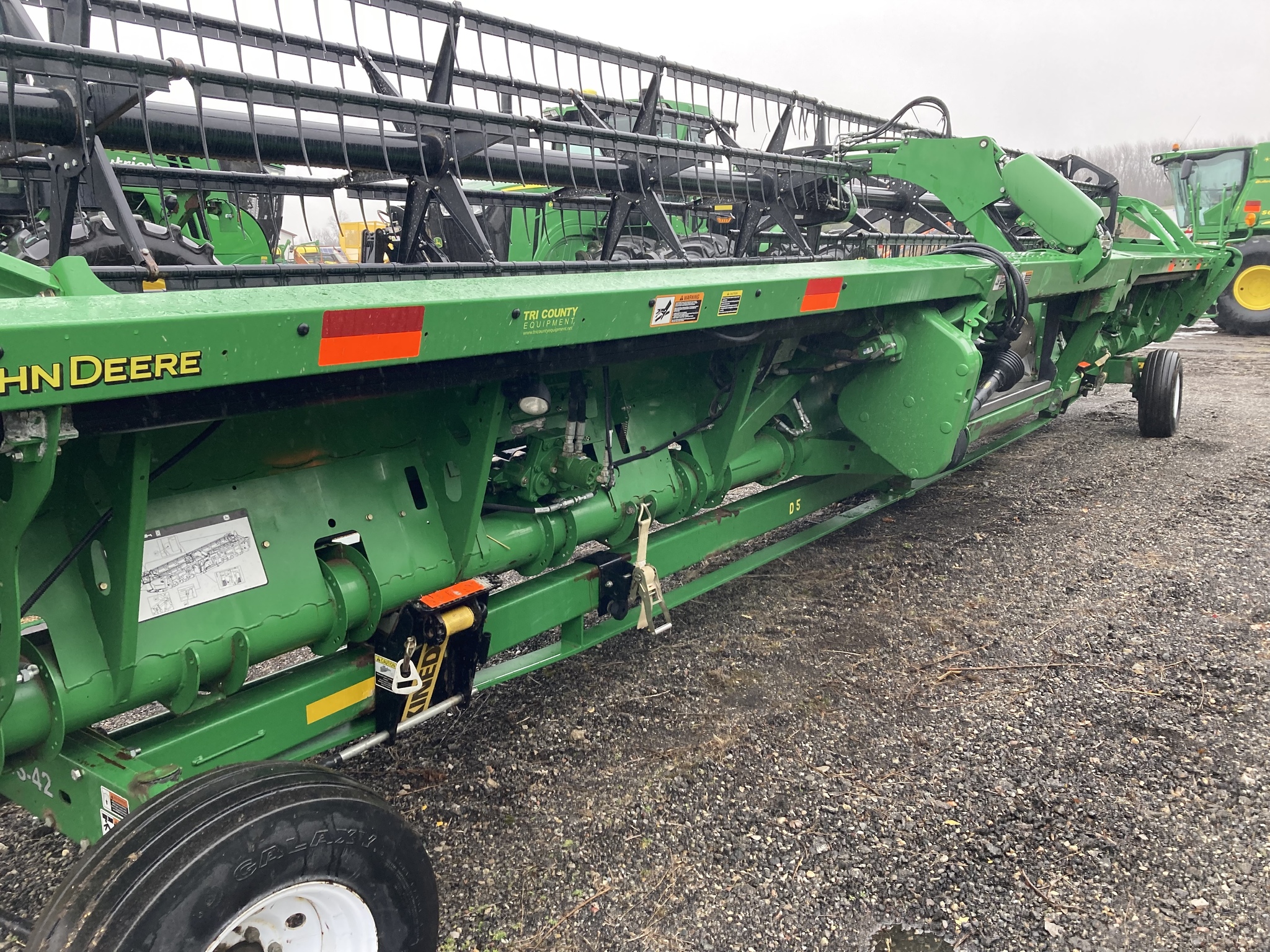 On Lot 2013 John Deere 640FD at Tri County Equipment Birch Run, MI