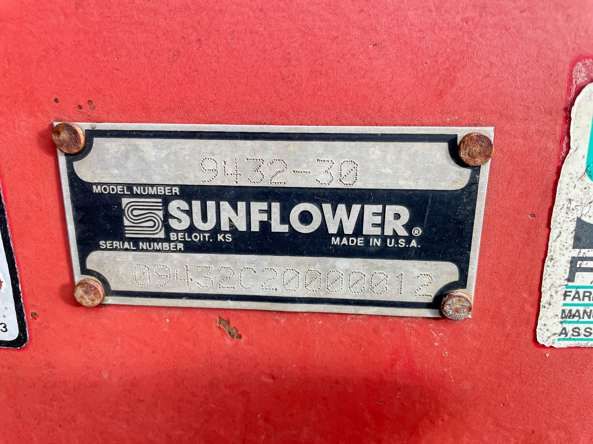  2000 Sunflower 9432 at LandMark in Smith Center, KS