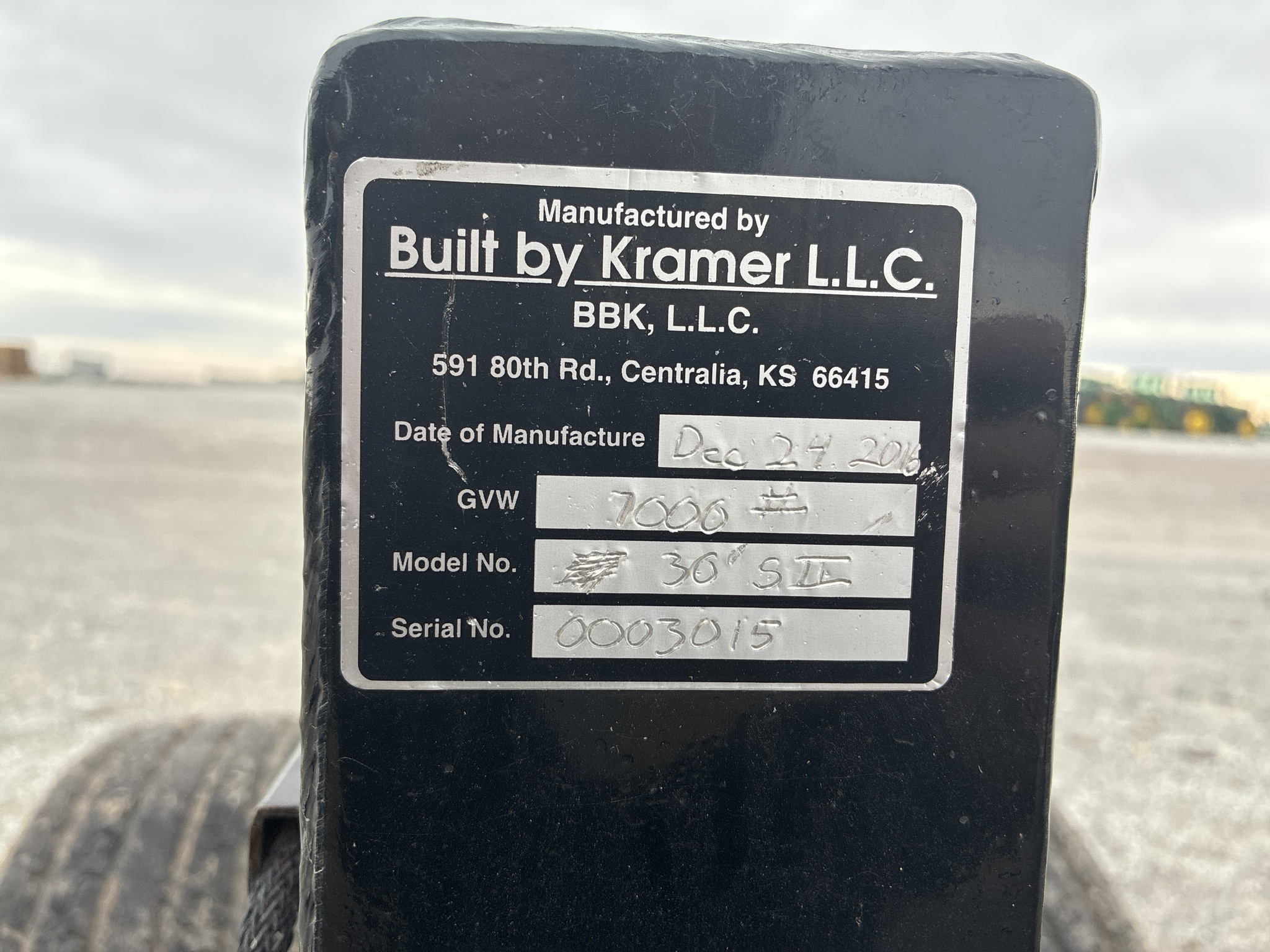  2016 Bbk 30ft at LandMark in Hebron, NE