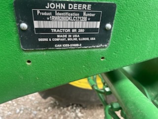  2020 John Deere 8R 280 at LandMark in Hebron, NE