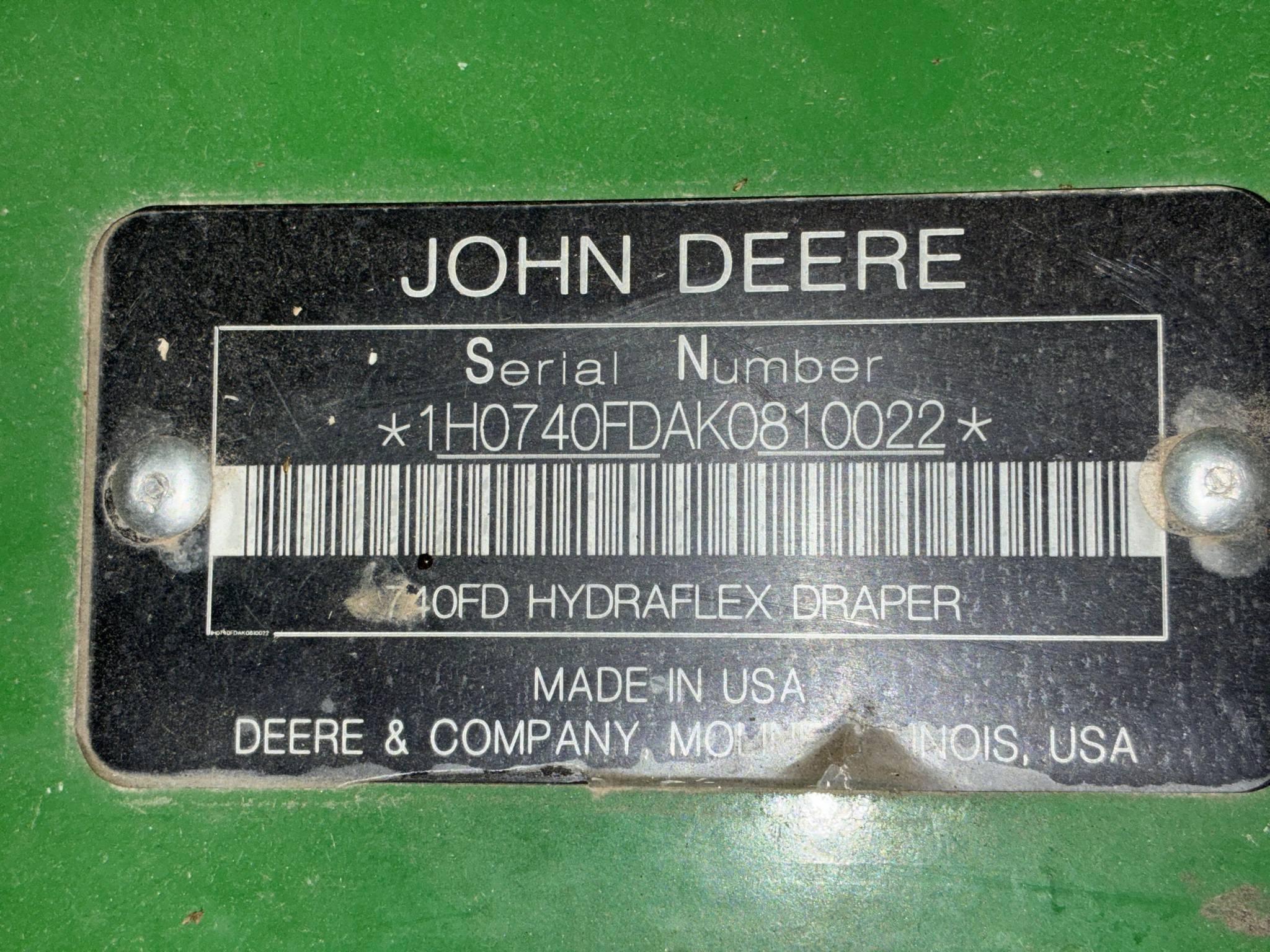  2020 John Deere 740FD at LandMark in Hastings, NE