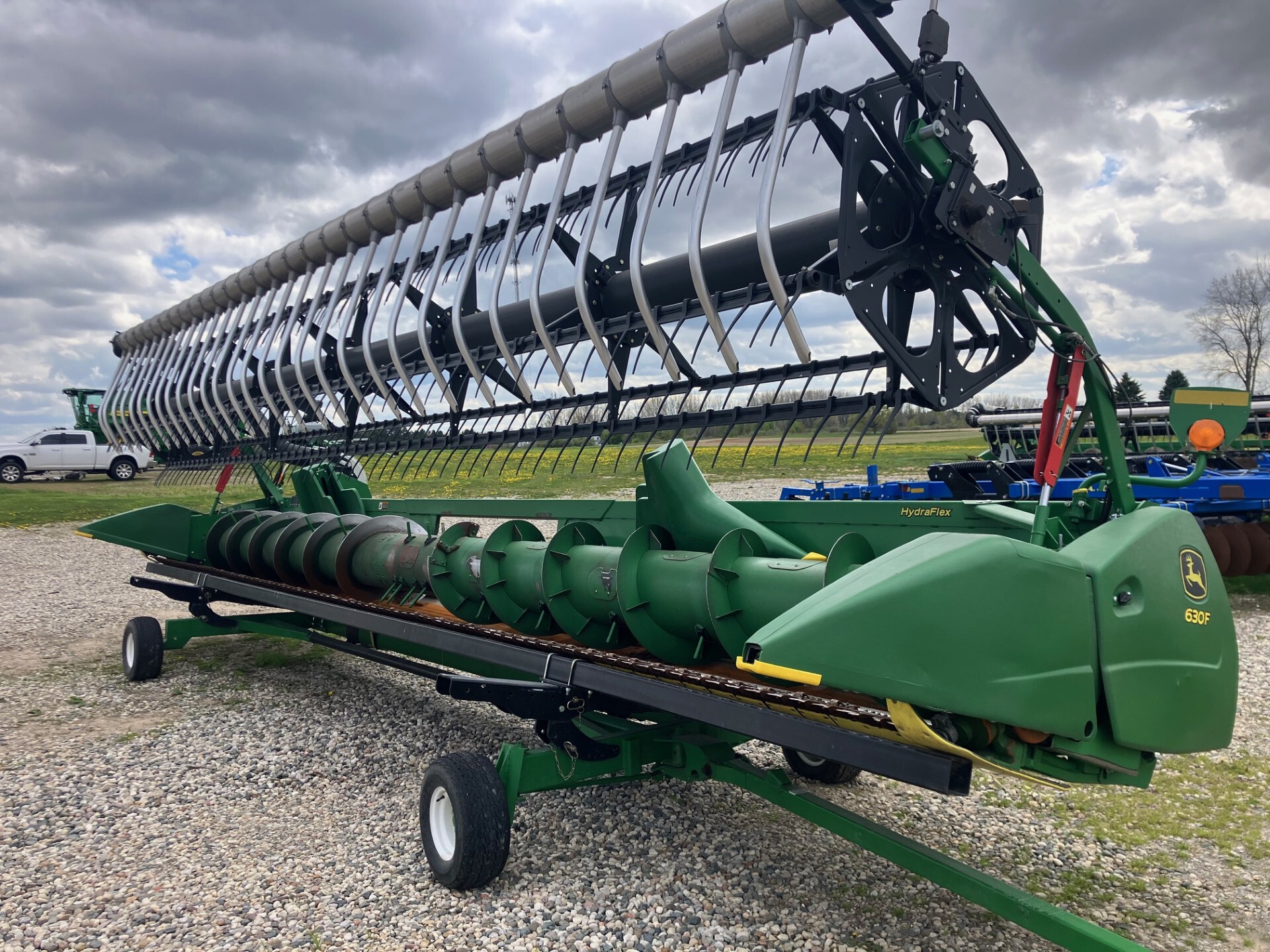 On Lot 2017 John Deere 630F at Tri County Equipment Caro, MI