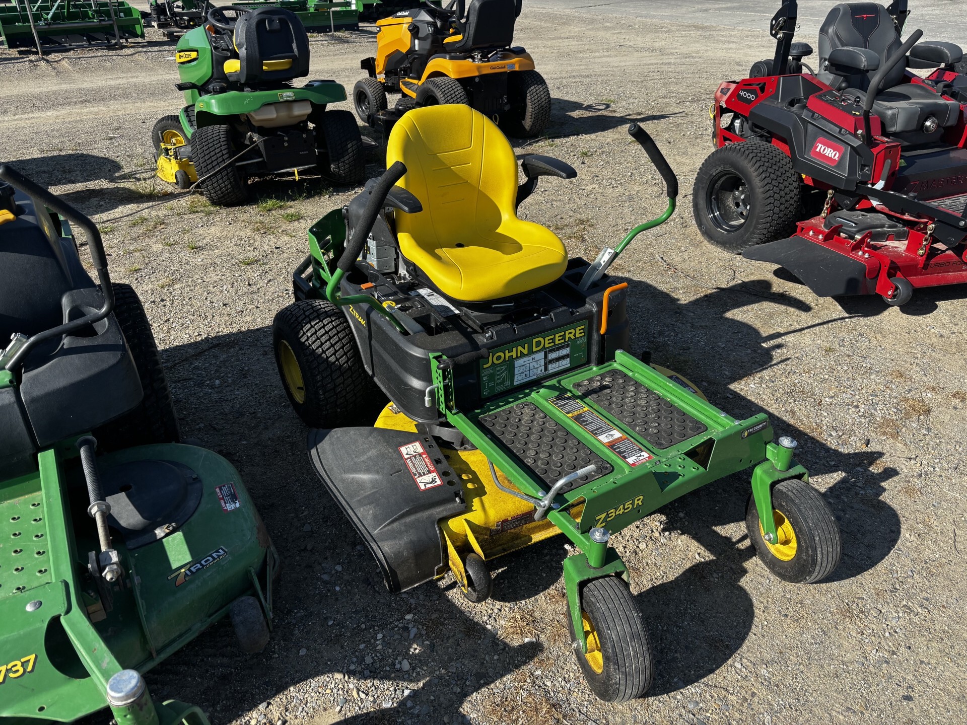 On Lot 2020 John Deere Z345R at Tri County Equipment Sandusky, MI