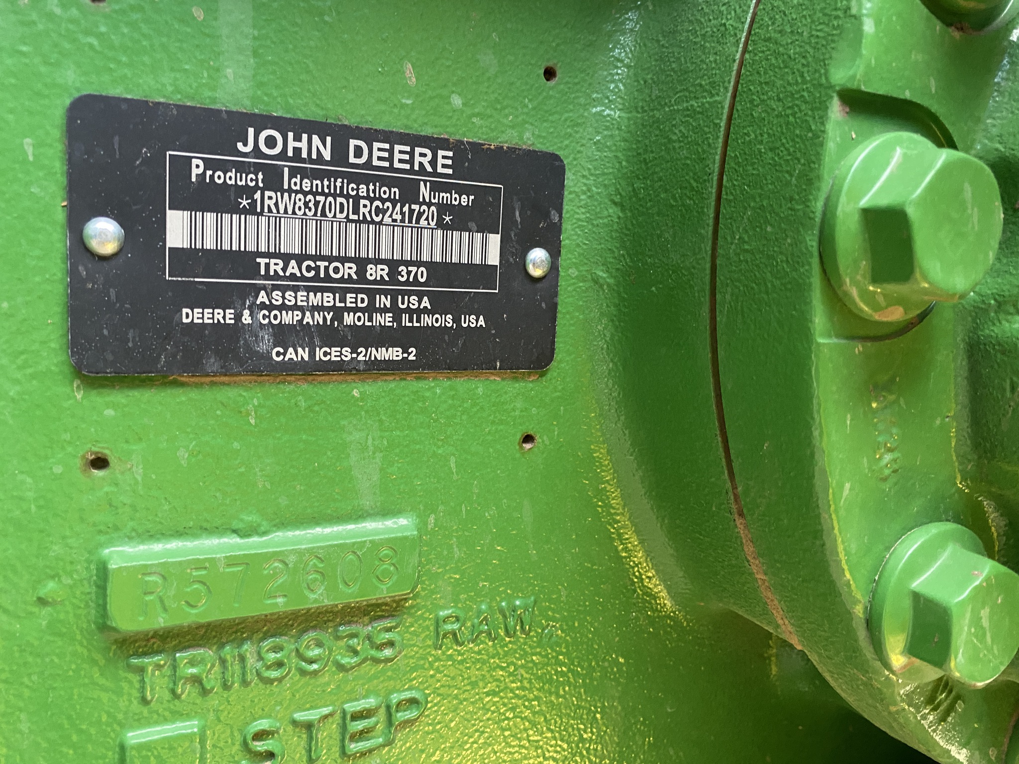  2024 John Deere 8R 370 at LandMark in Superior, NE
