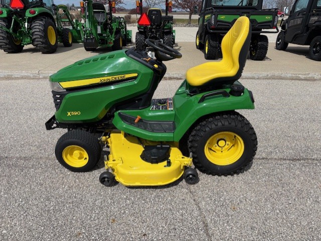 On Lot 2019 John Deere X590 at Tri County Equipment Caro, MI