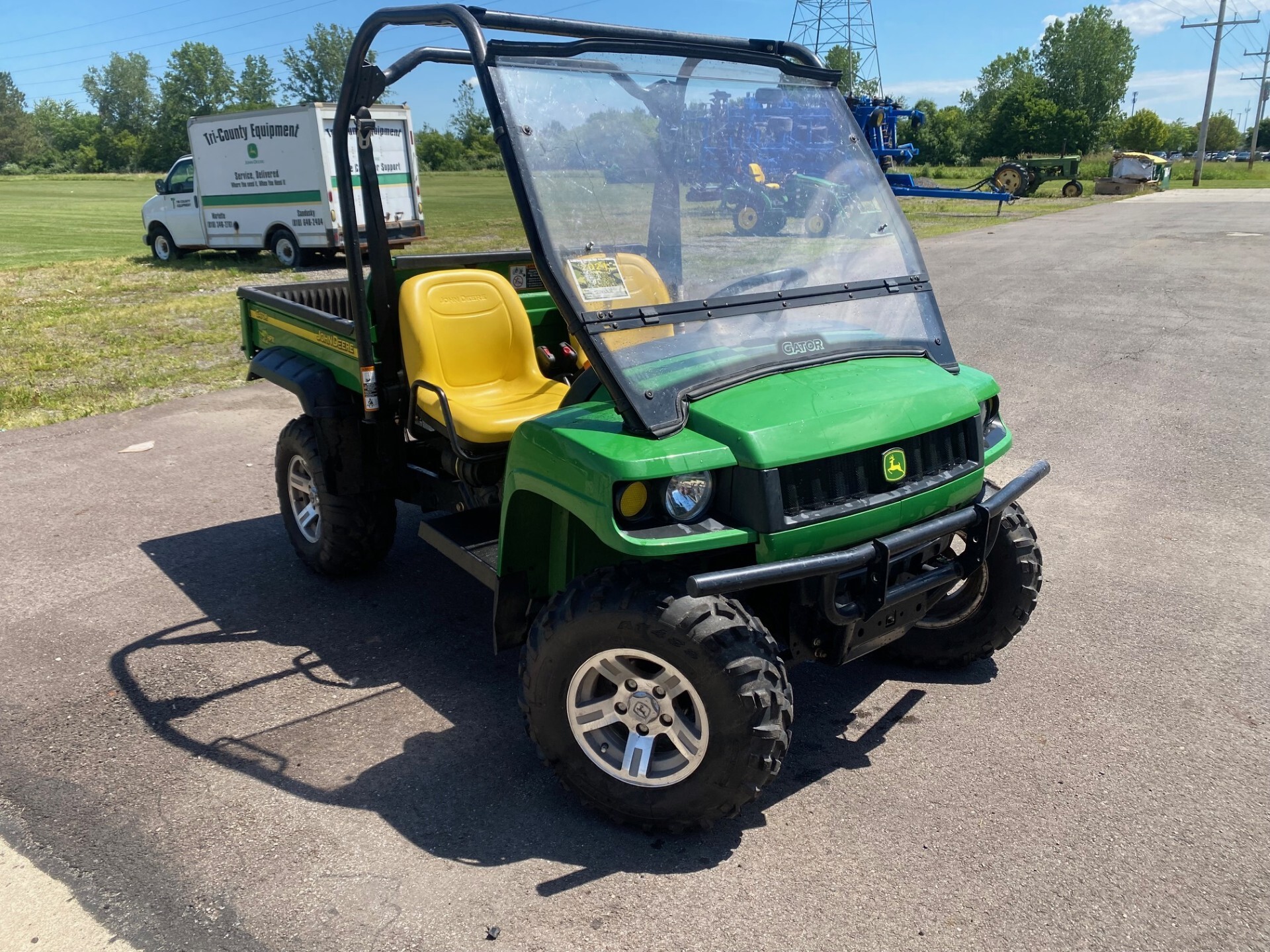 On Lot 2009 John Deere HPX 4X4 at Tri County Equipment Birch Run, MI