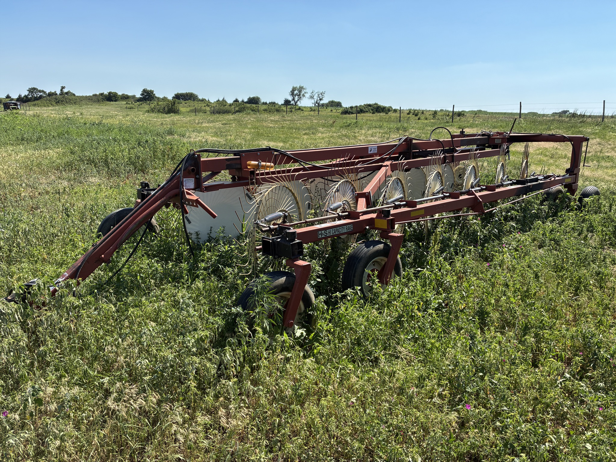   H&s 14 Wheel Hi Cap Rake at LandMark in Minden, NE