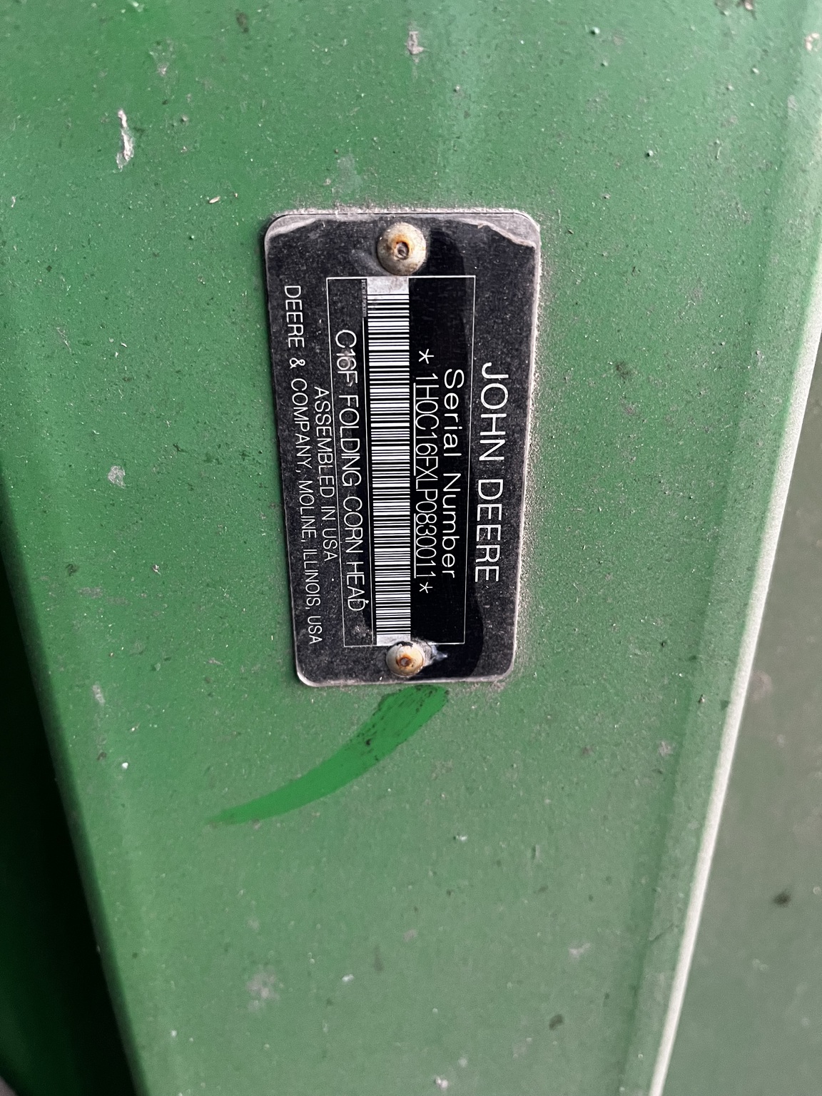  2024 John Deere C16F at LandMark in Minden, NE