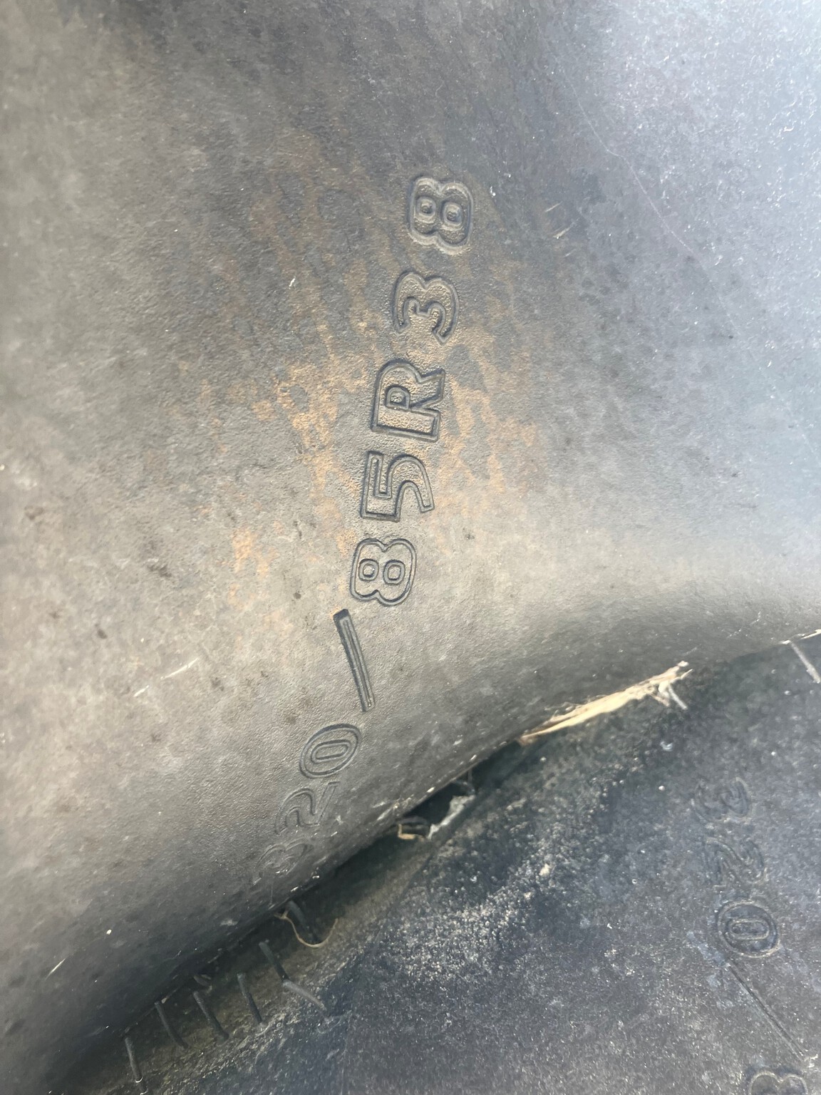 On Lot  Goodyear 320/38 FRT DUALS at Tri County Equipment Caro, MI