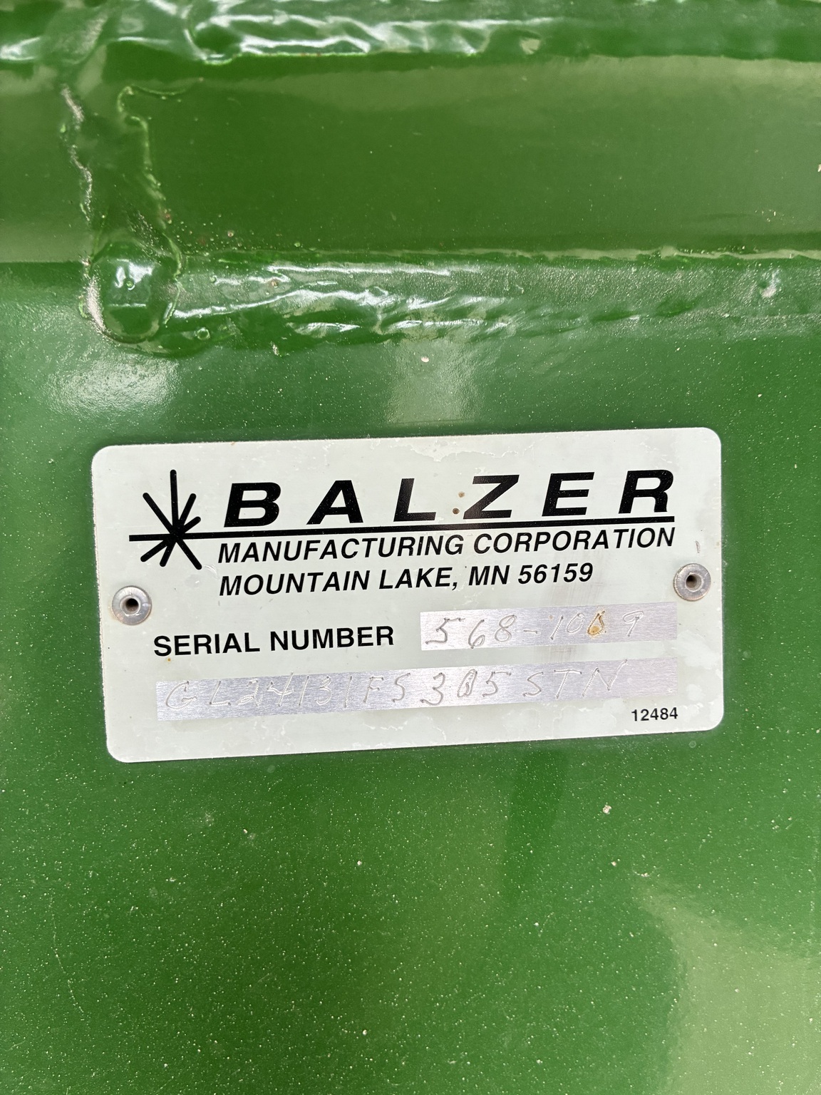  2009 Balzer 1325 at LandMark in Holdrege, NE