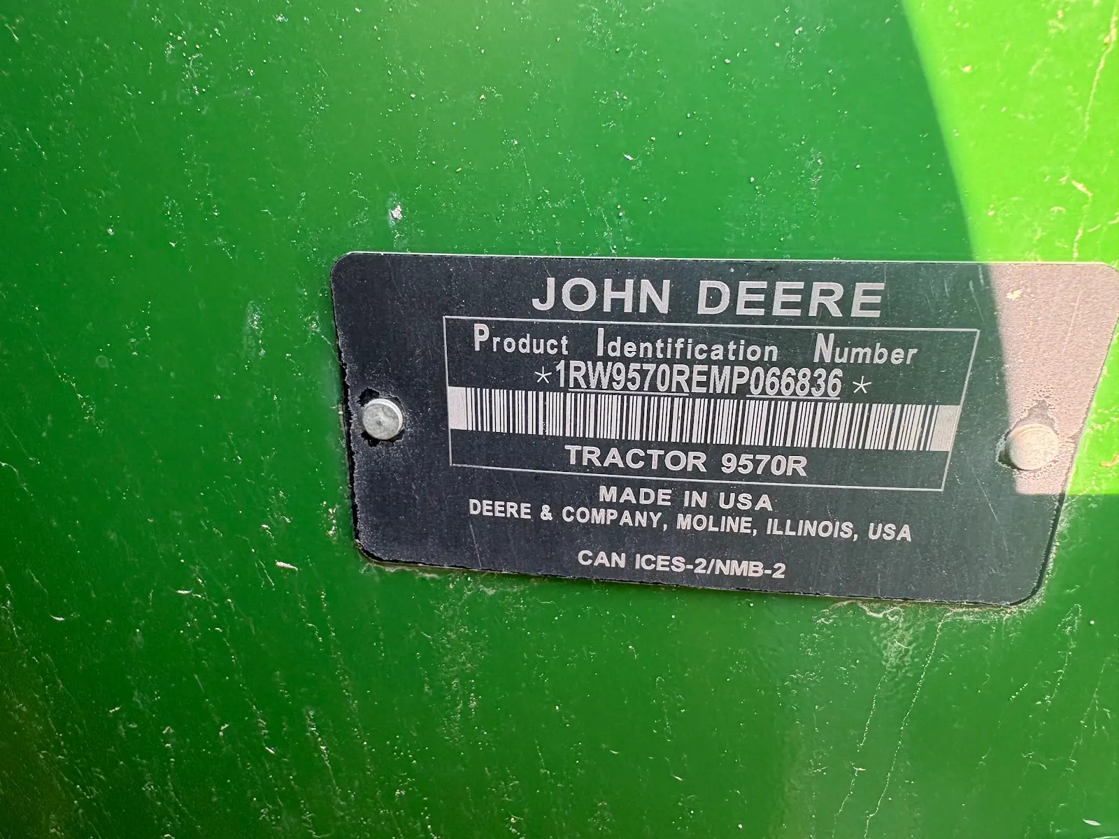 Used 2021 John Deere 9570R at Tri County Equipment Caro, MI