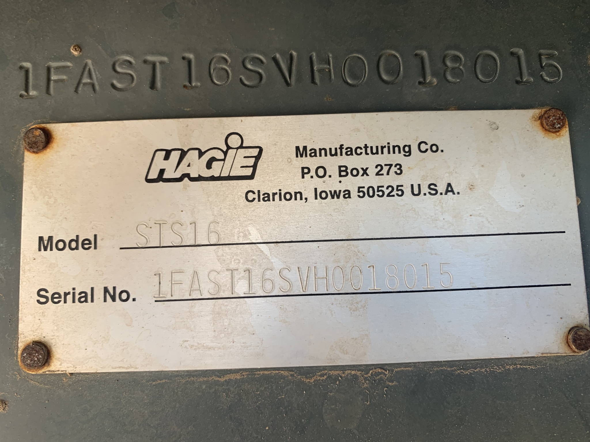  2018 Hagie STS16 at LandMark in Fairfield, NE