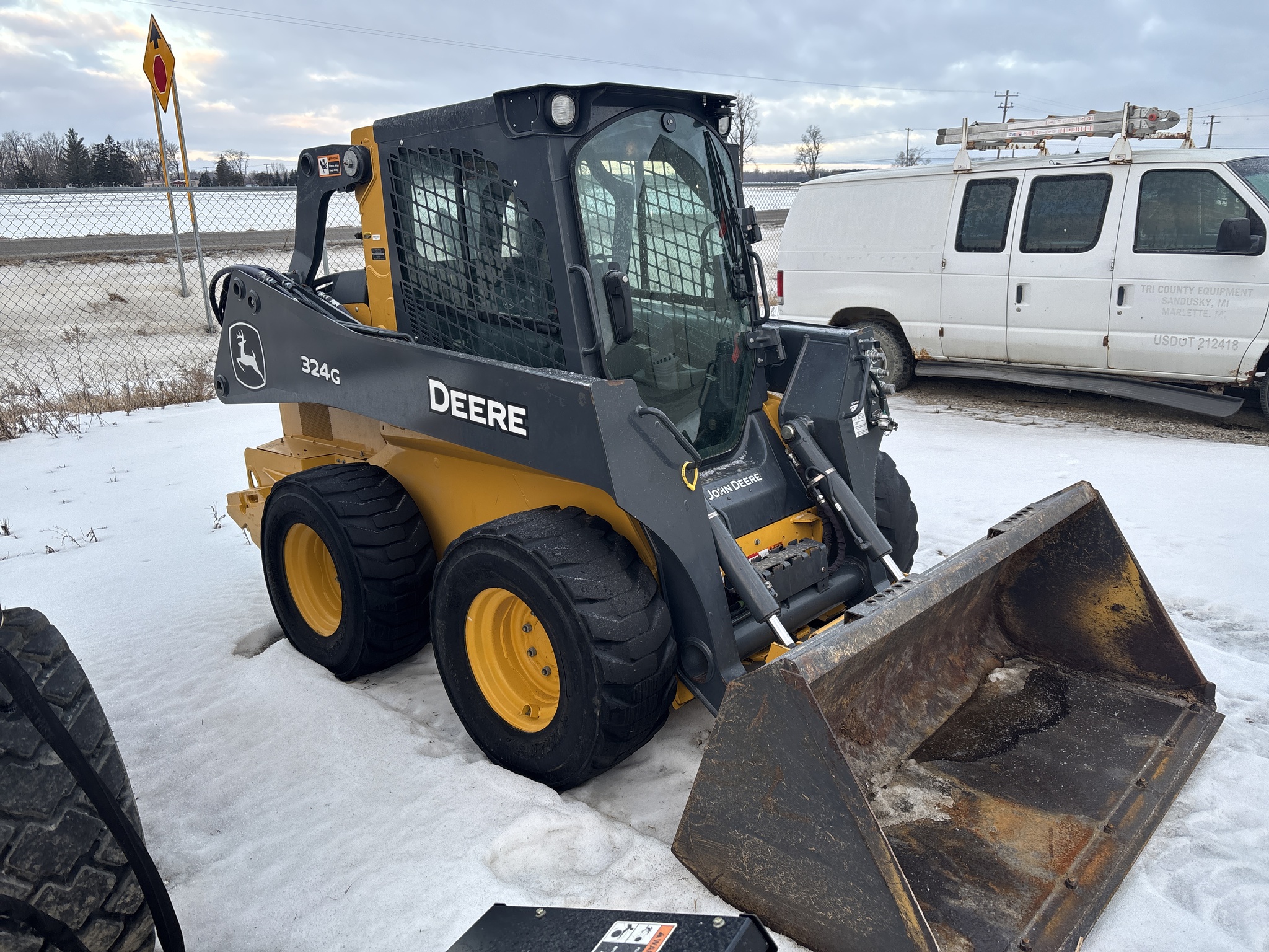On Lot 2022 John Deere 324G at Tri County Equipment Sandusky, MI