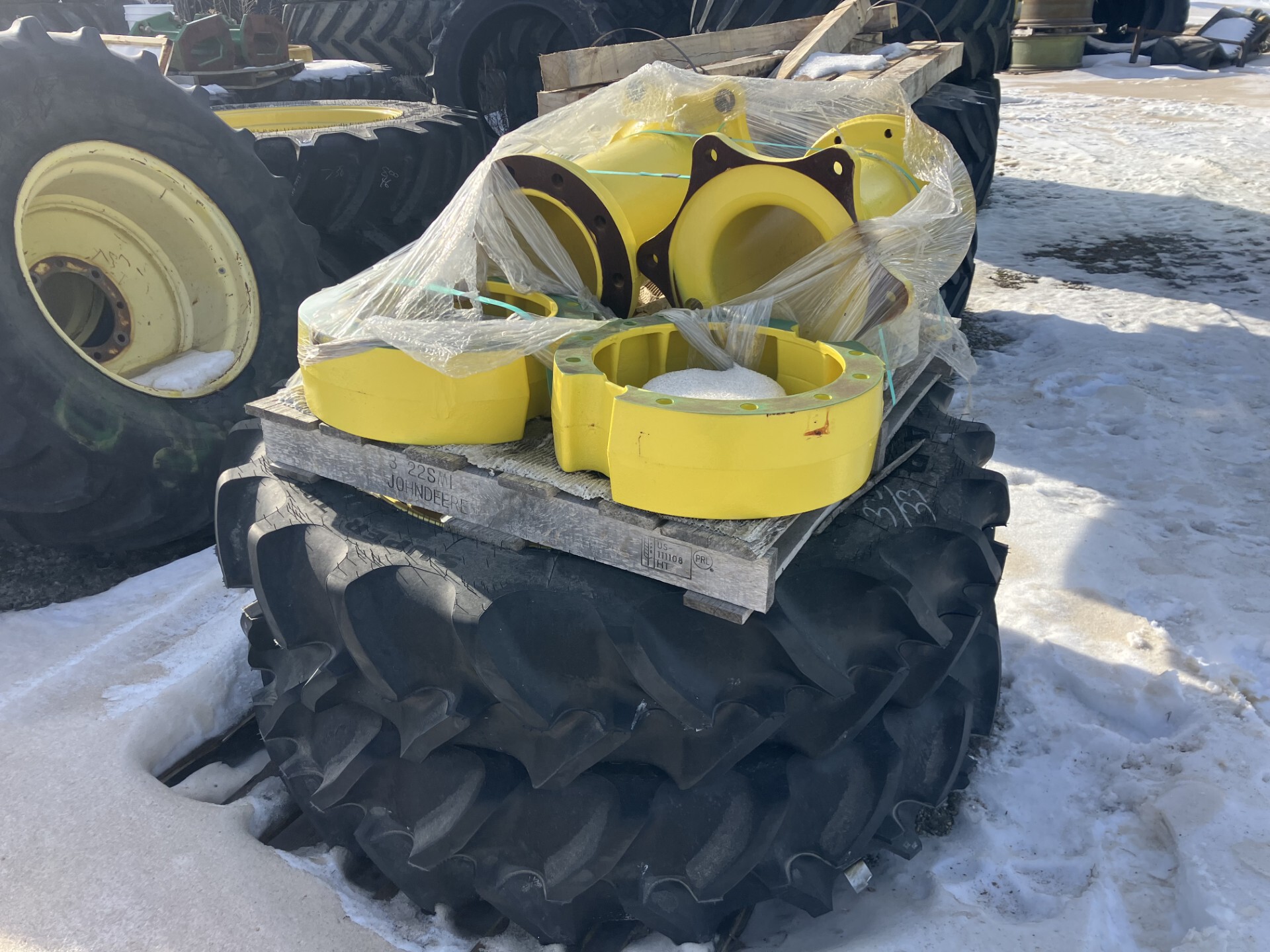 On Lot  Goodyear 320/38 FRT DUALS at Tri County Equipment Caro, MI