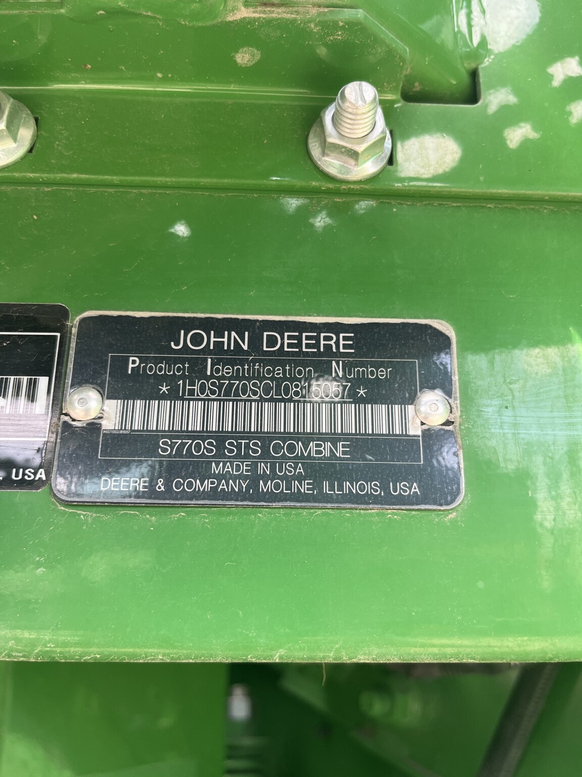  2021 John Deere S770 at LandMark in Gothenburg, NE