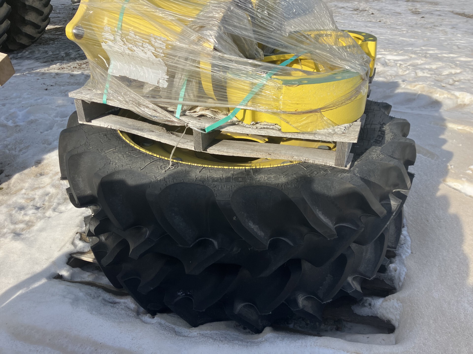 On Lot  Goodyear 320/38 FRT DUALS at Tri County Equipment Caro, MI