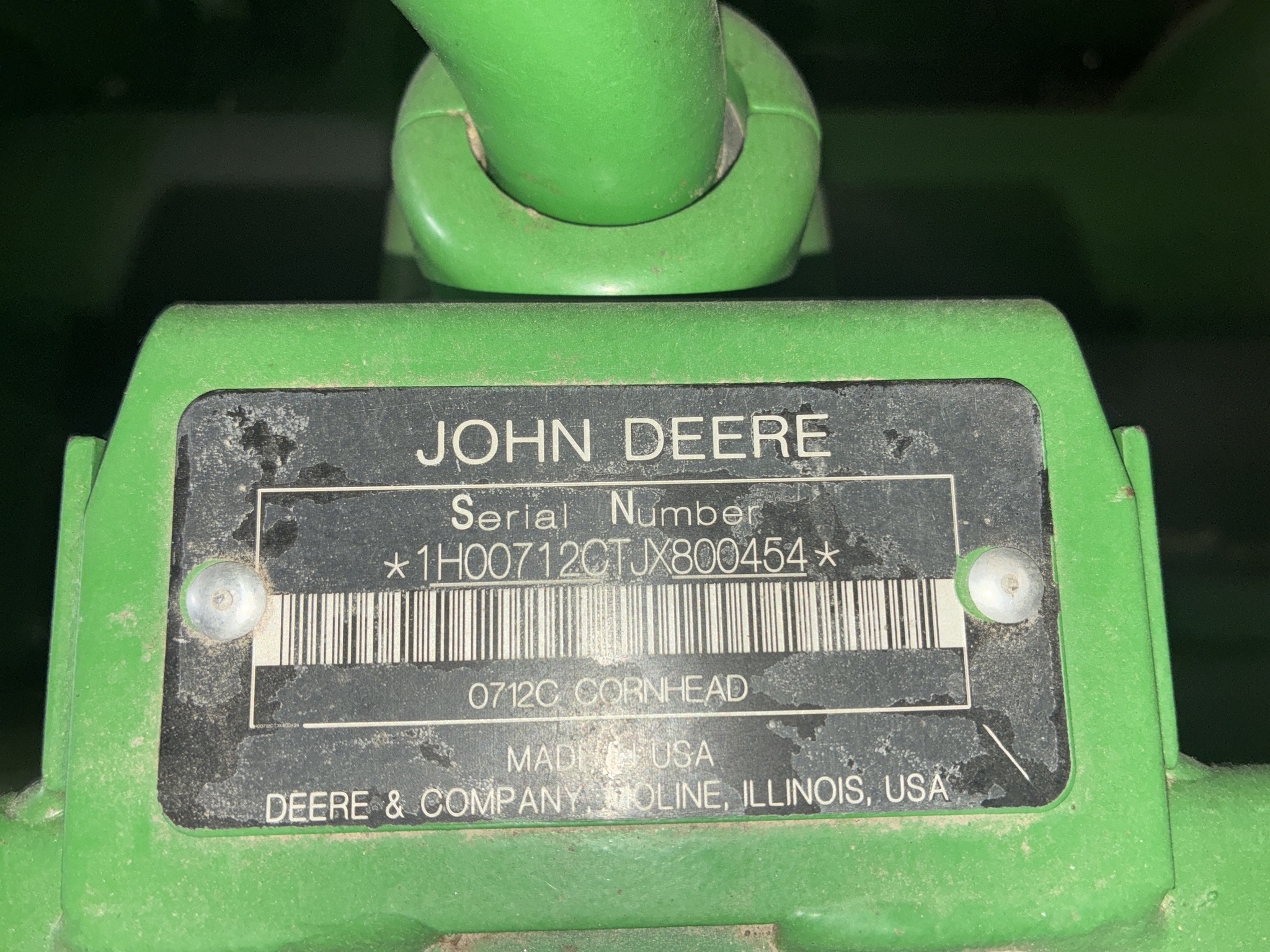  2018 John Deere 712C at LandMark in Minden, NE