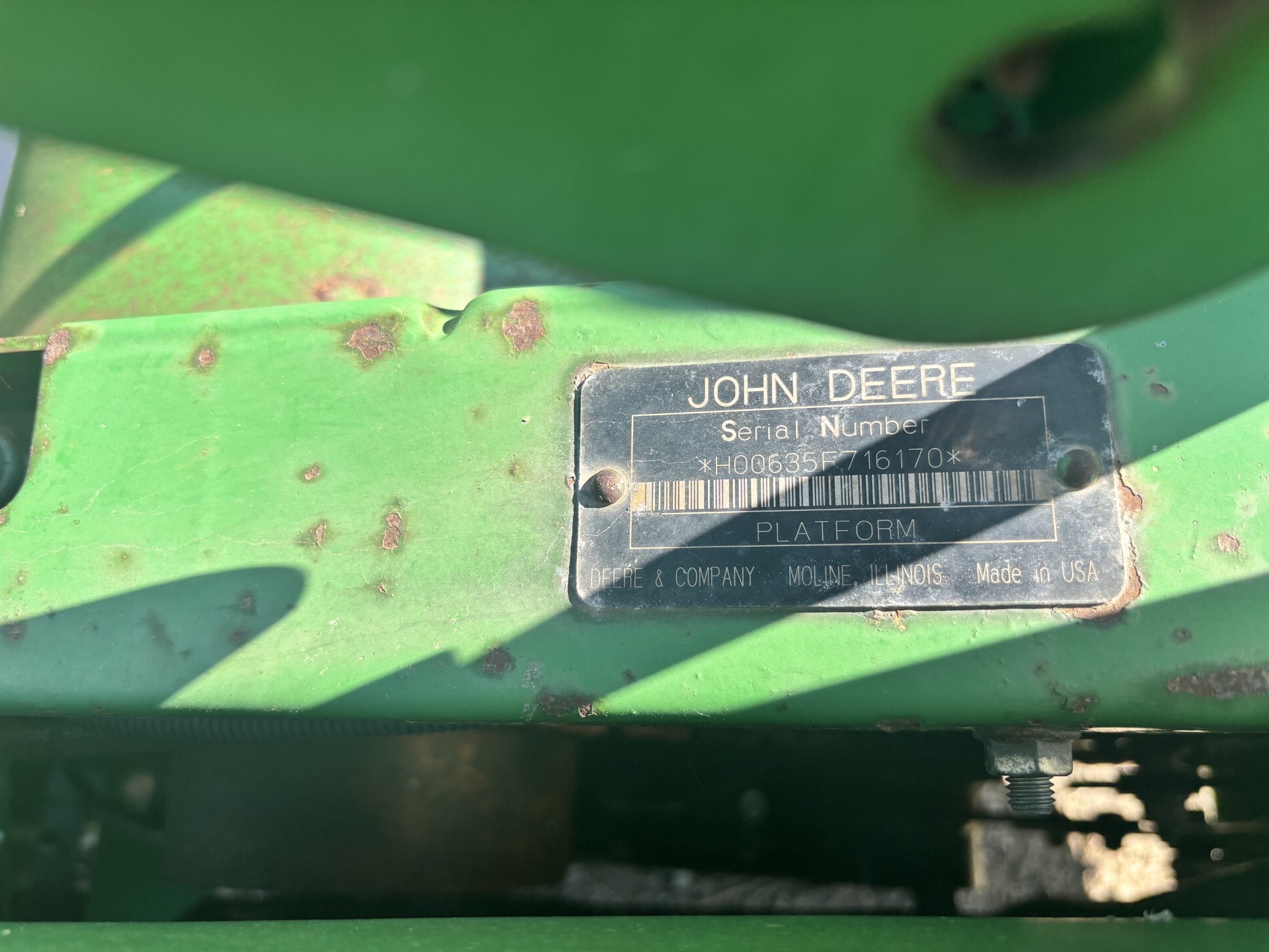 Used 2006 John Deere 635F at Tri County Equipment Marlette, MI