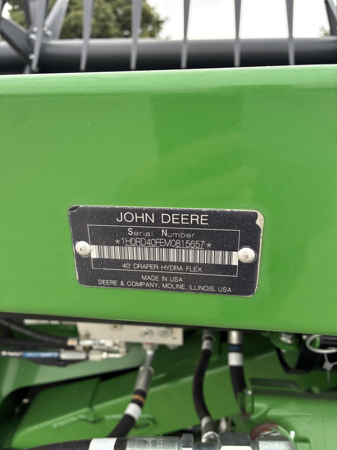  2021 John Deere RD40F at LandMark in Hastings, NE