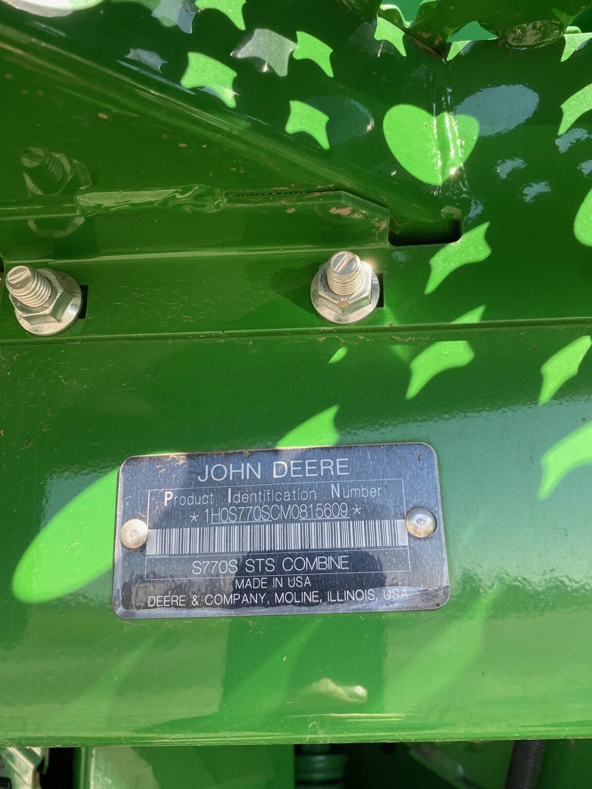  2021 John Deere S770 at LandMark in Kearney, NE