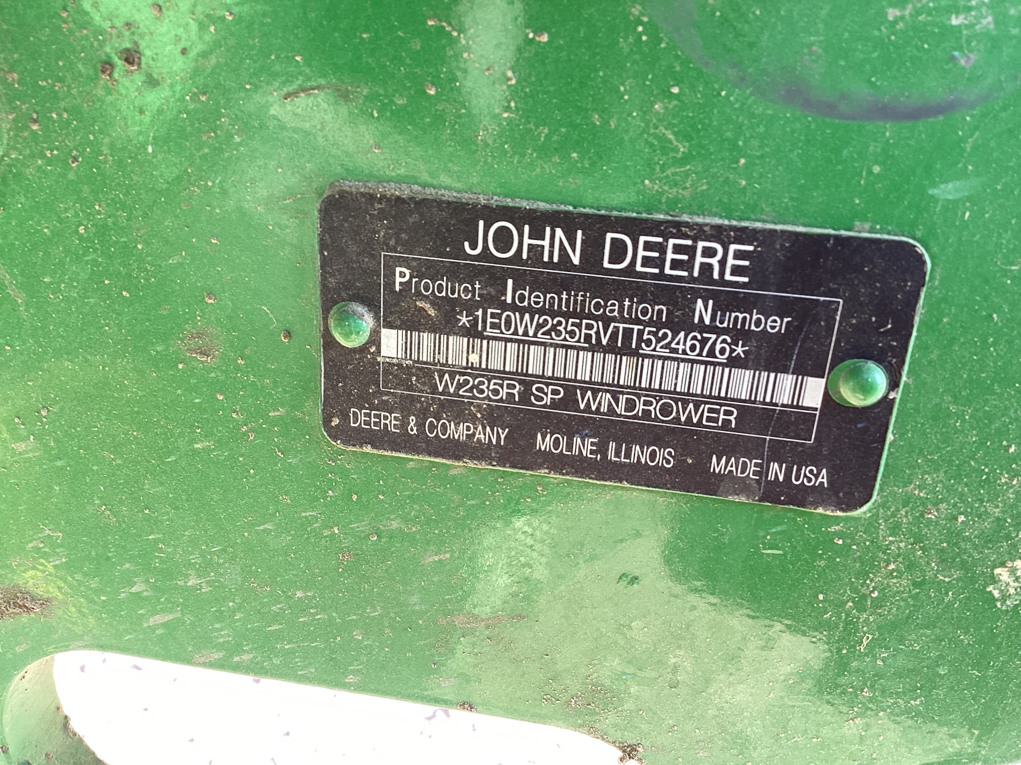  2026 John Deere W235R at LandMark in Minden, NE