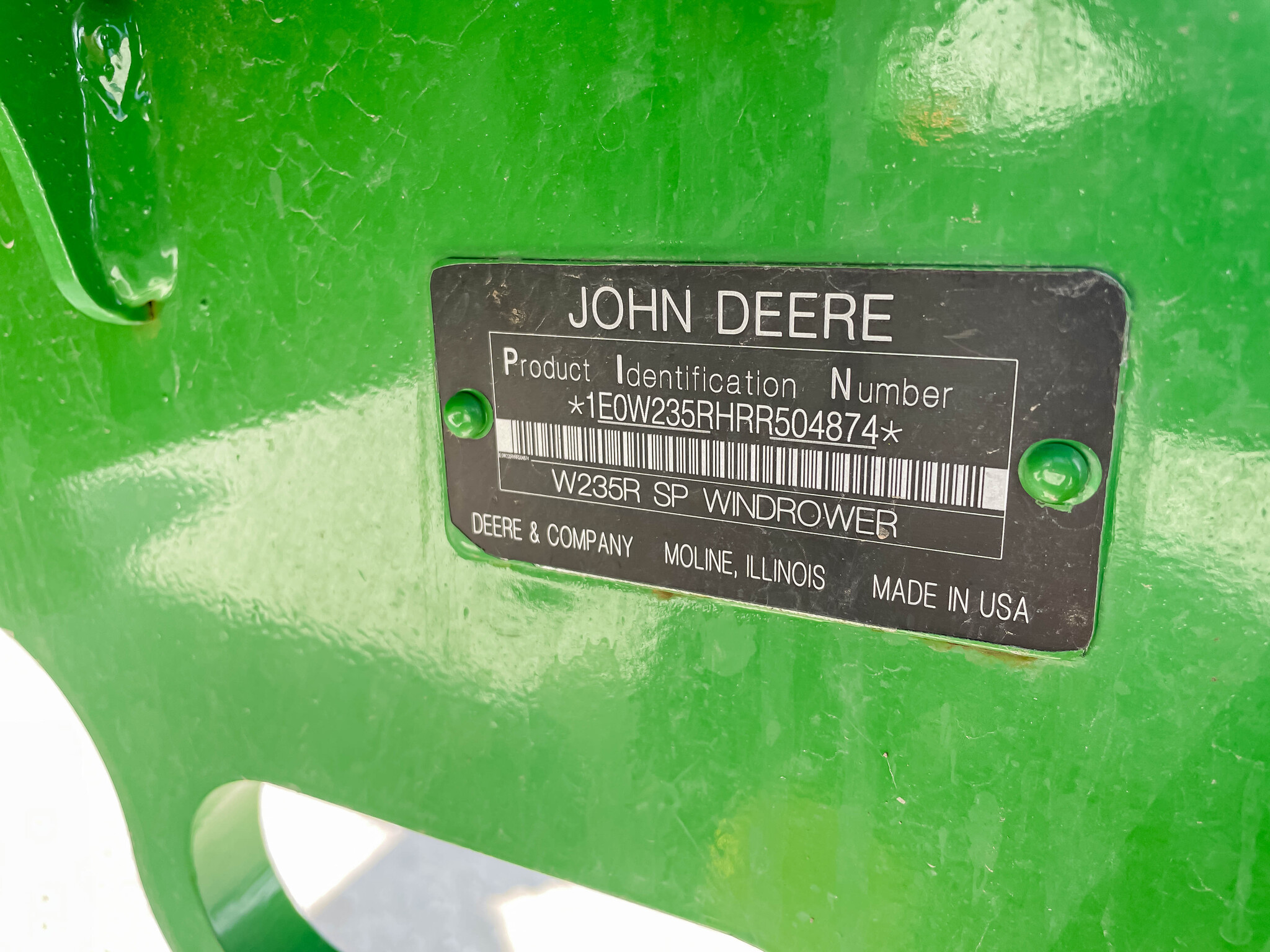 2024 John Deere W235R at LandMark in Fairfield, NE