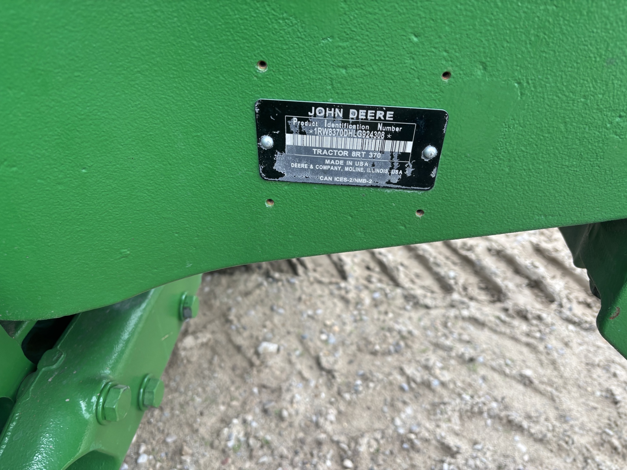 Rent 2020 John Deere 8RT 370 at Tri County Equipment Sandusky, MI