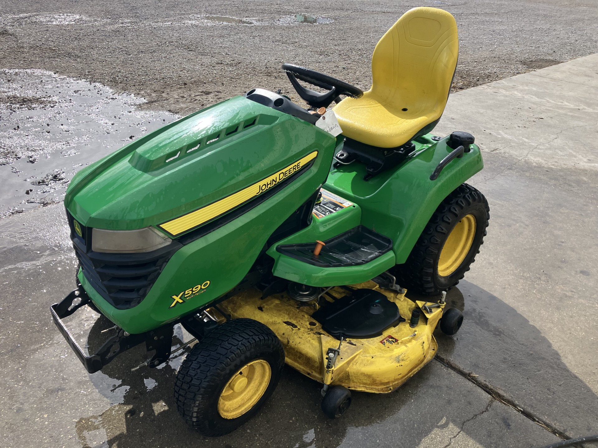 On Lot 2015 John Deere X590 at Tri County Equipment Caro, MI