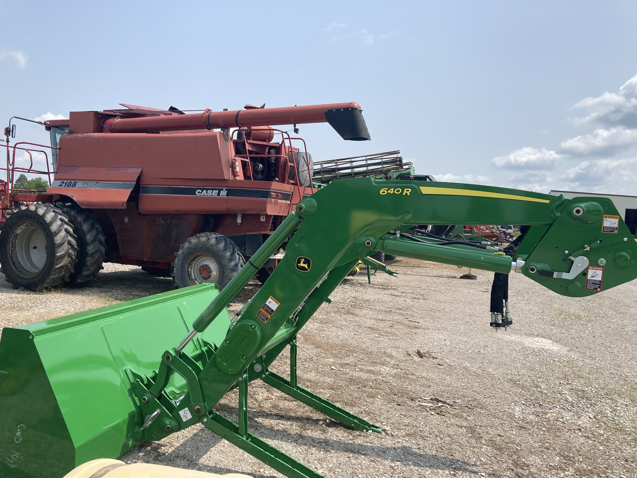 On Lot 2022 John Deere 640R at Tri County Equipment Caro, MI