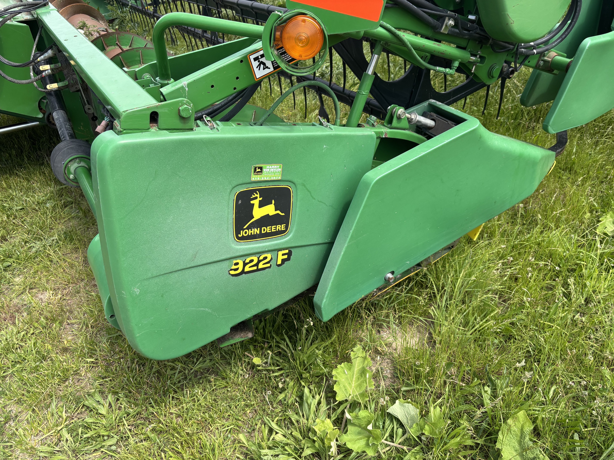 On Lot 2001 John Deere 922 at Tri County Equipment Marlette, MI