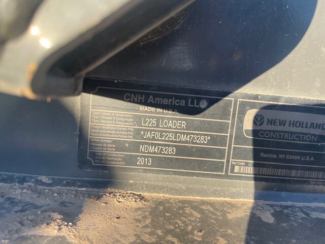  2013 NEW HOLLAND L225 at LandMark in Phillipsburg, KS