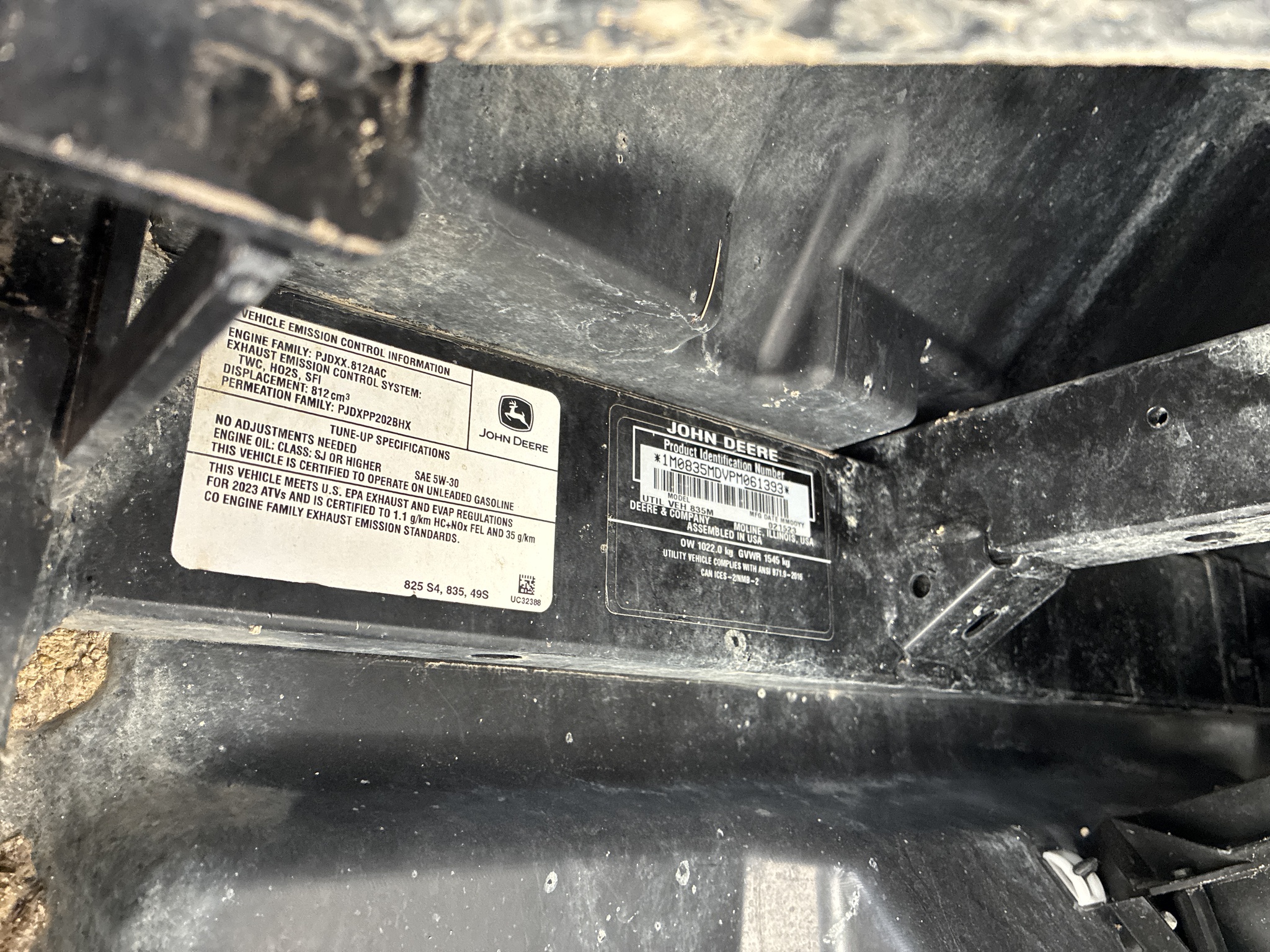  2023 John Deere XUV 835M at LandMark in Smith Center, KS