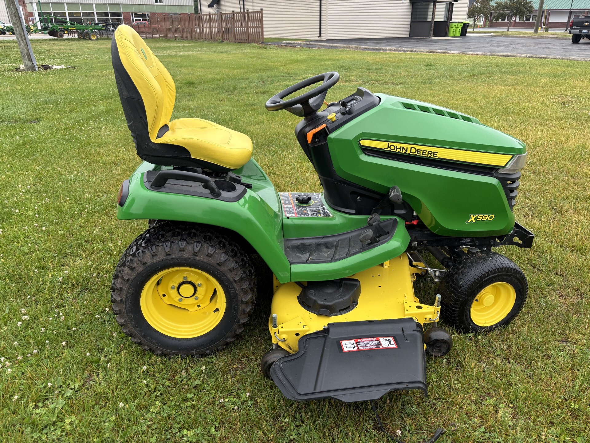 On Lot 2021 John Deere X590 at Tri County Equipment Reese, MI