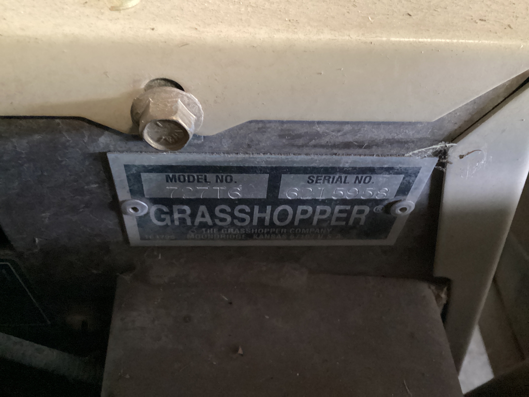   Grasshopper 727T6 at LandMark in Smith Center, KS