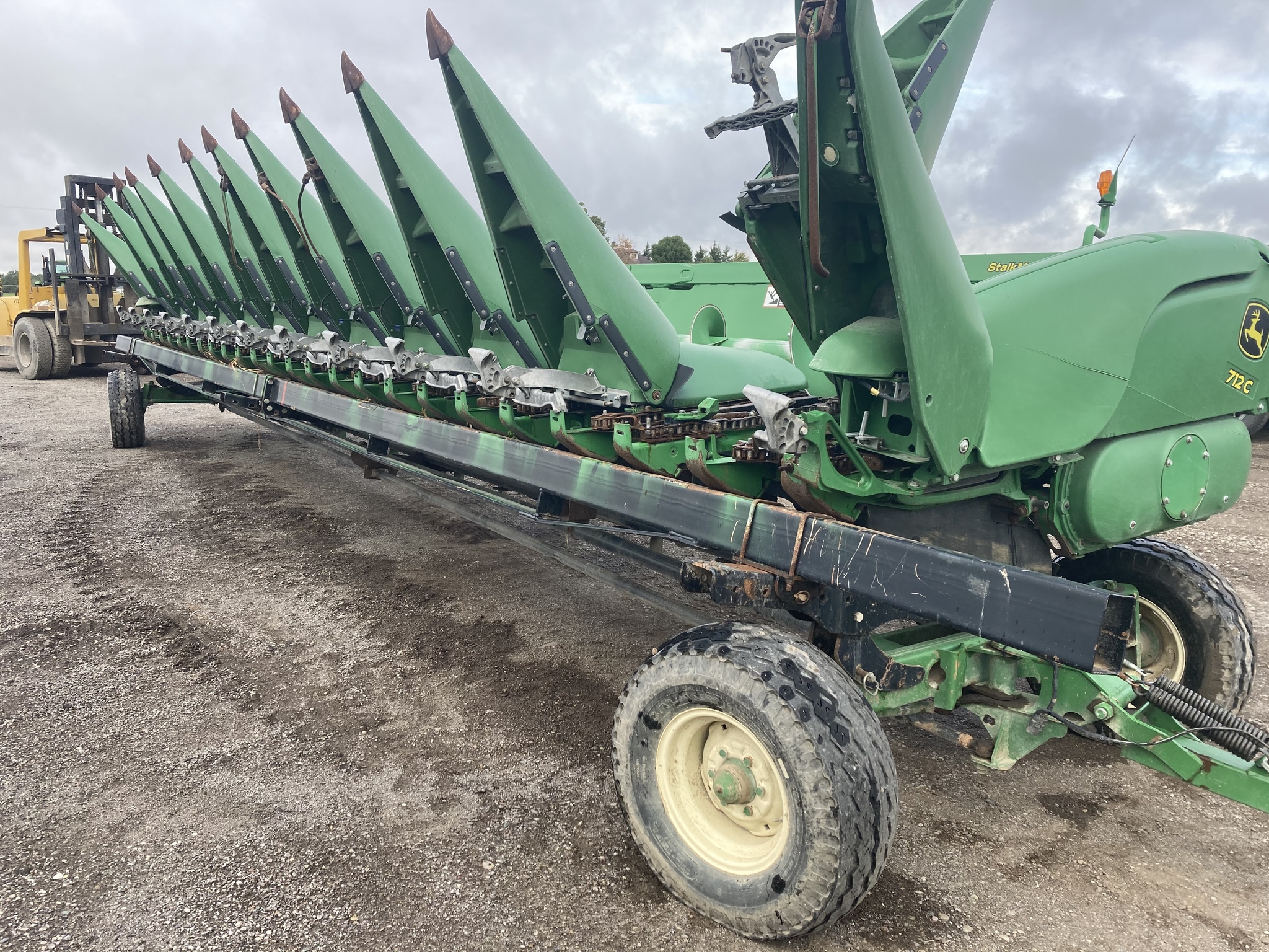 On Lot 2018 John Deere 712C at Tri County Equipment Marlette, MI