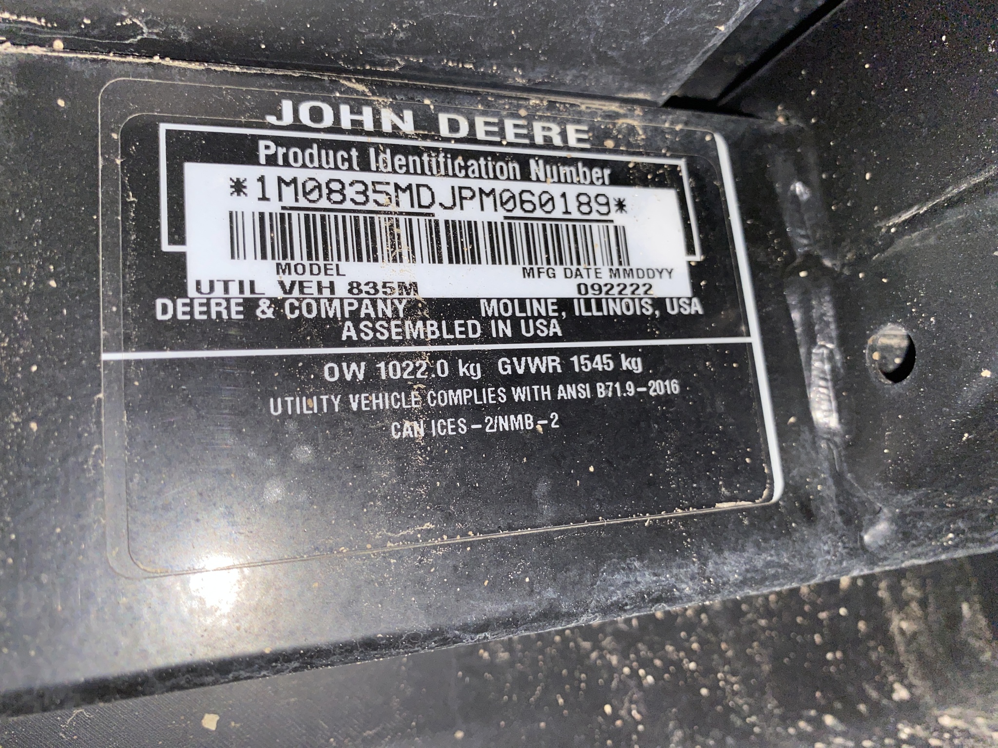  2023 John Deere XUV 835M at LandMark in Hebron, NE