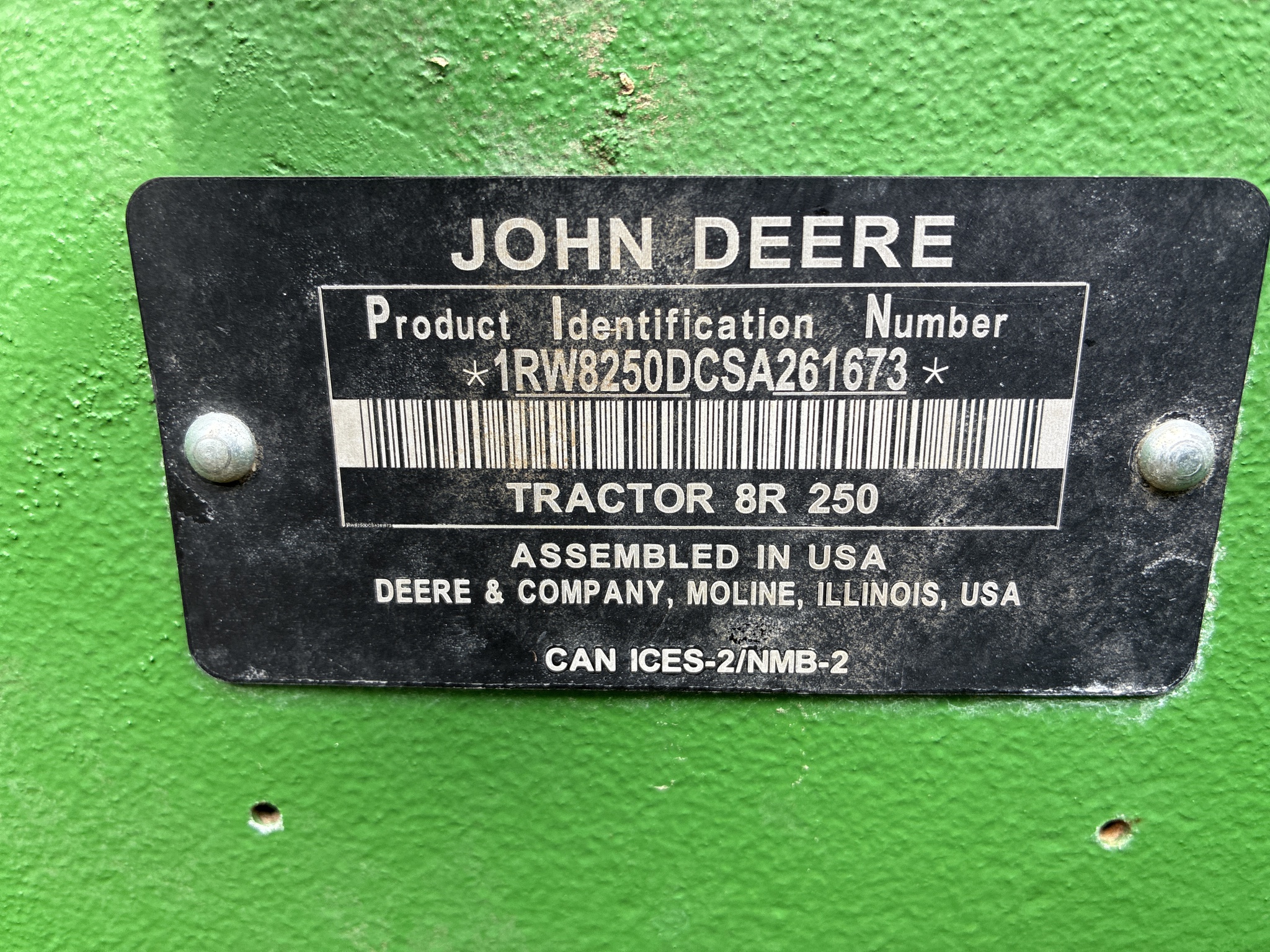  2025 John Deere 8R 250 at LandMark in Marysville, KS