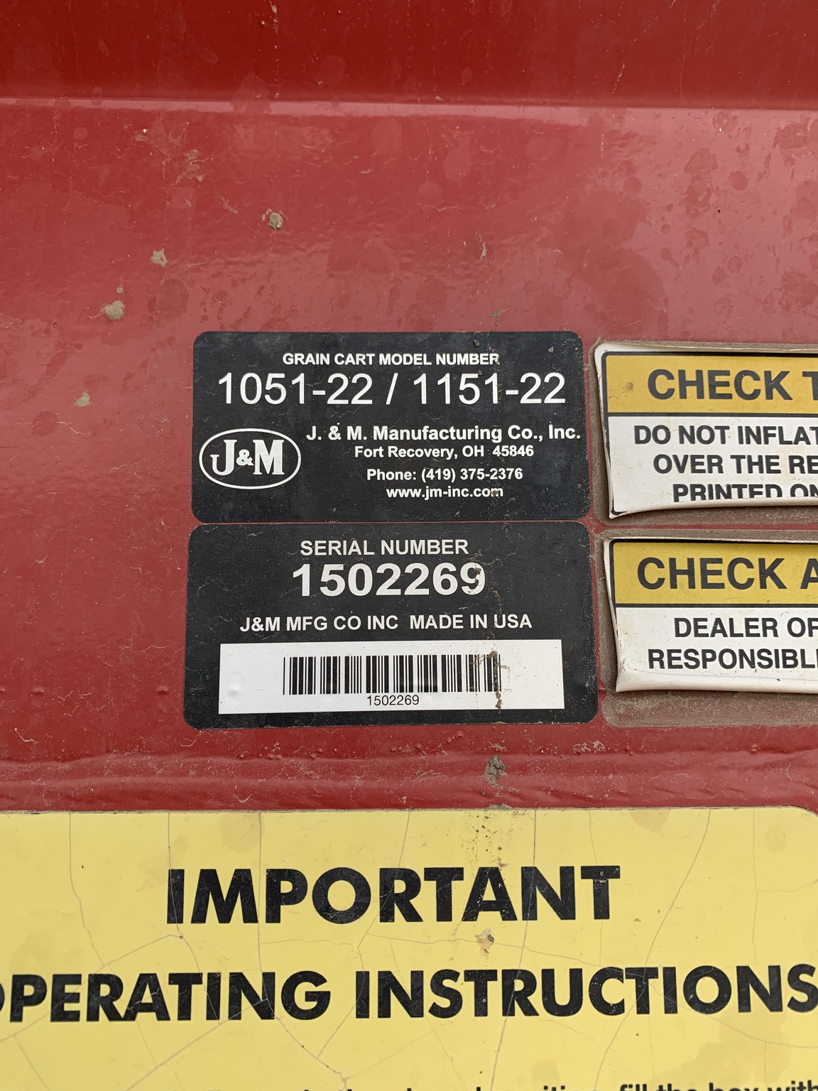  2017 J&m 1151 at LandMark in Arapahoe, NE