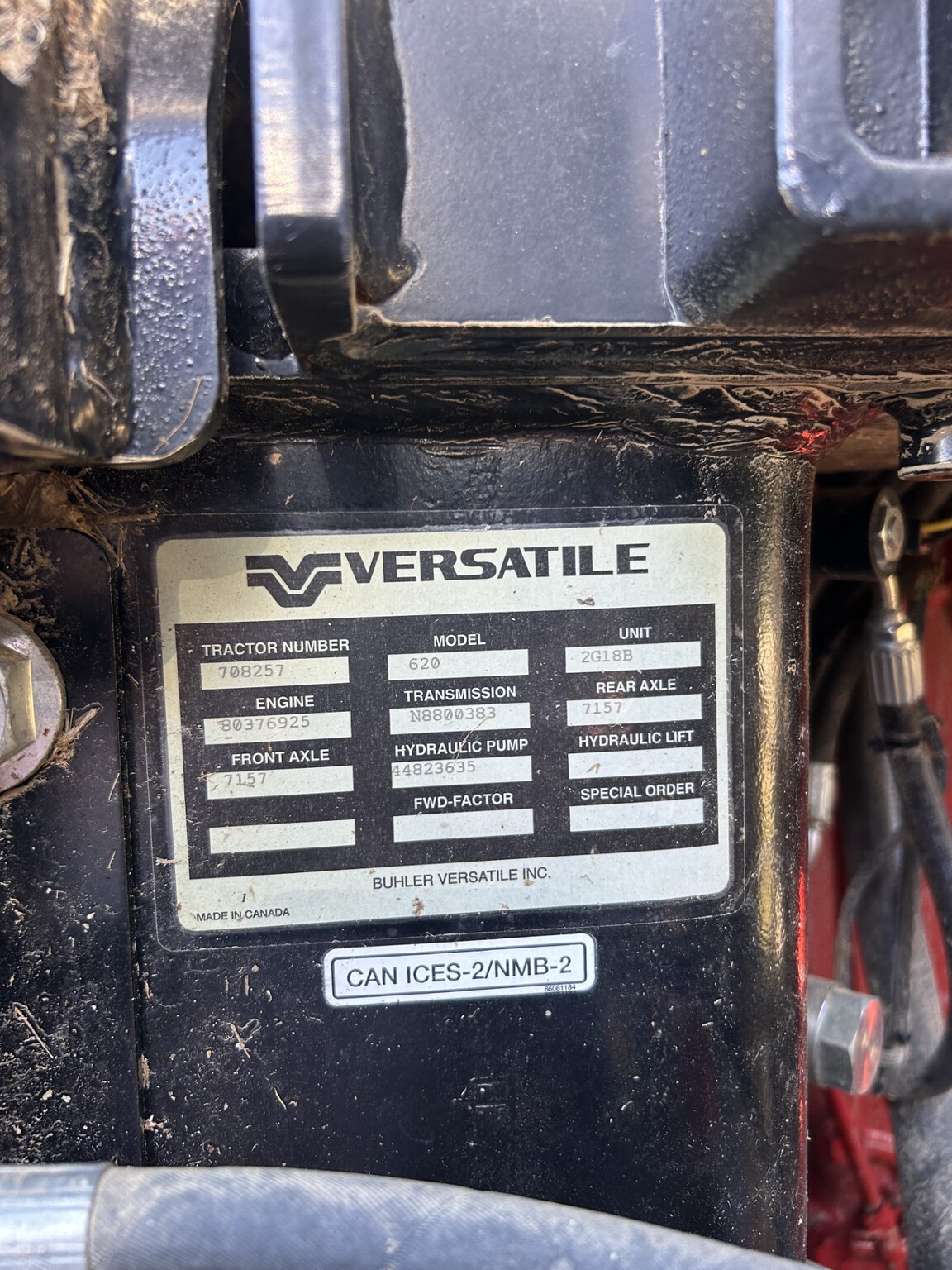 On Lot 2022 Versatile 620 at Tri County Equipment Marlette, MI