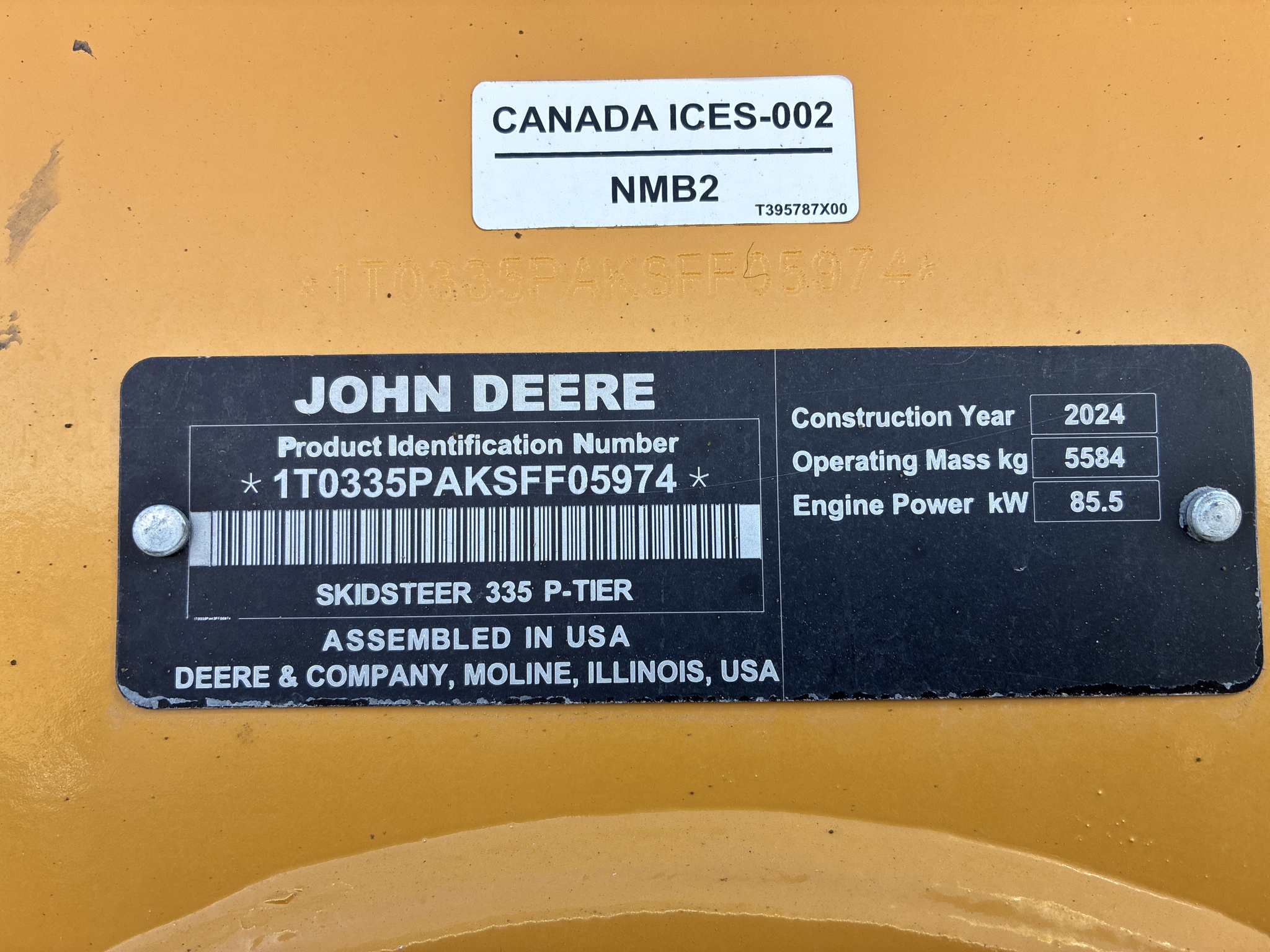  2024 John Deere 335 P at LandMark in Beatrice, NE