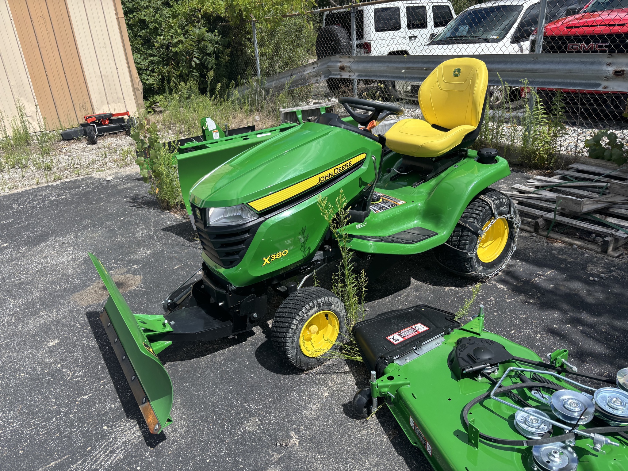On Lot 2024 John Deere X380 at Tri County Equipment Burton, MI