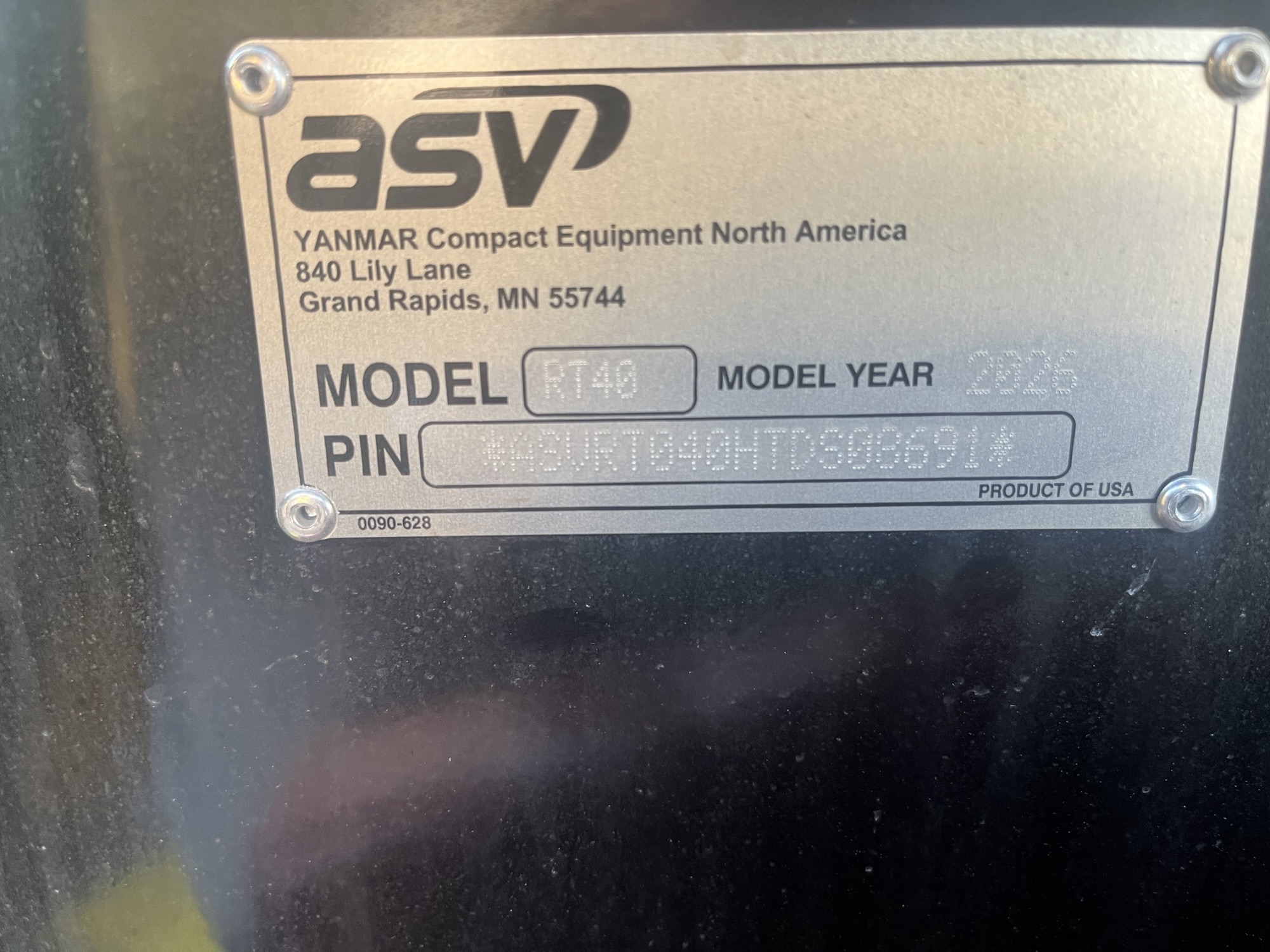  ASV RT-40 at Briggs JCB Jacksonville, FL