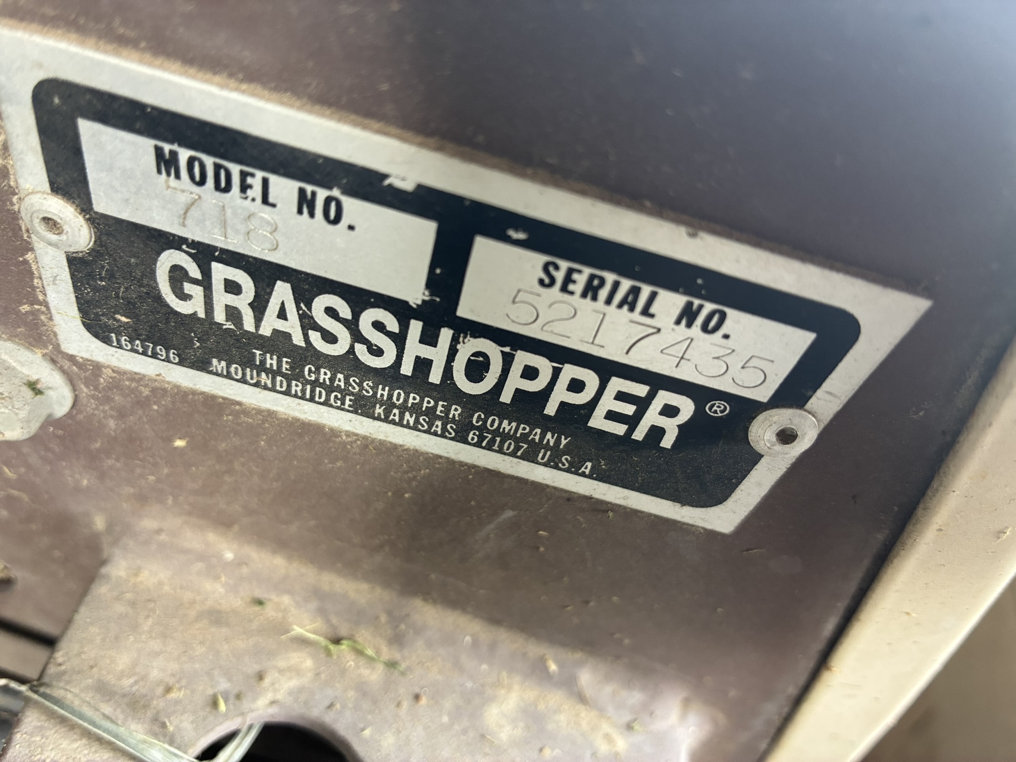  2005 Grasshopper 718 at LandMark in Marysville, KS