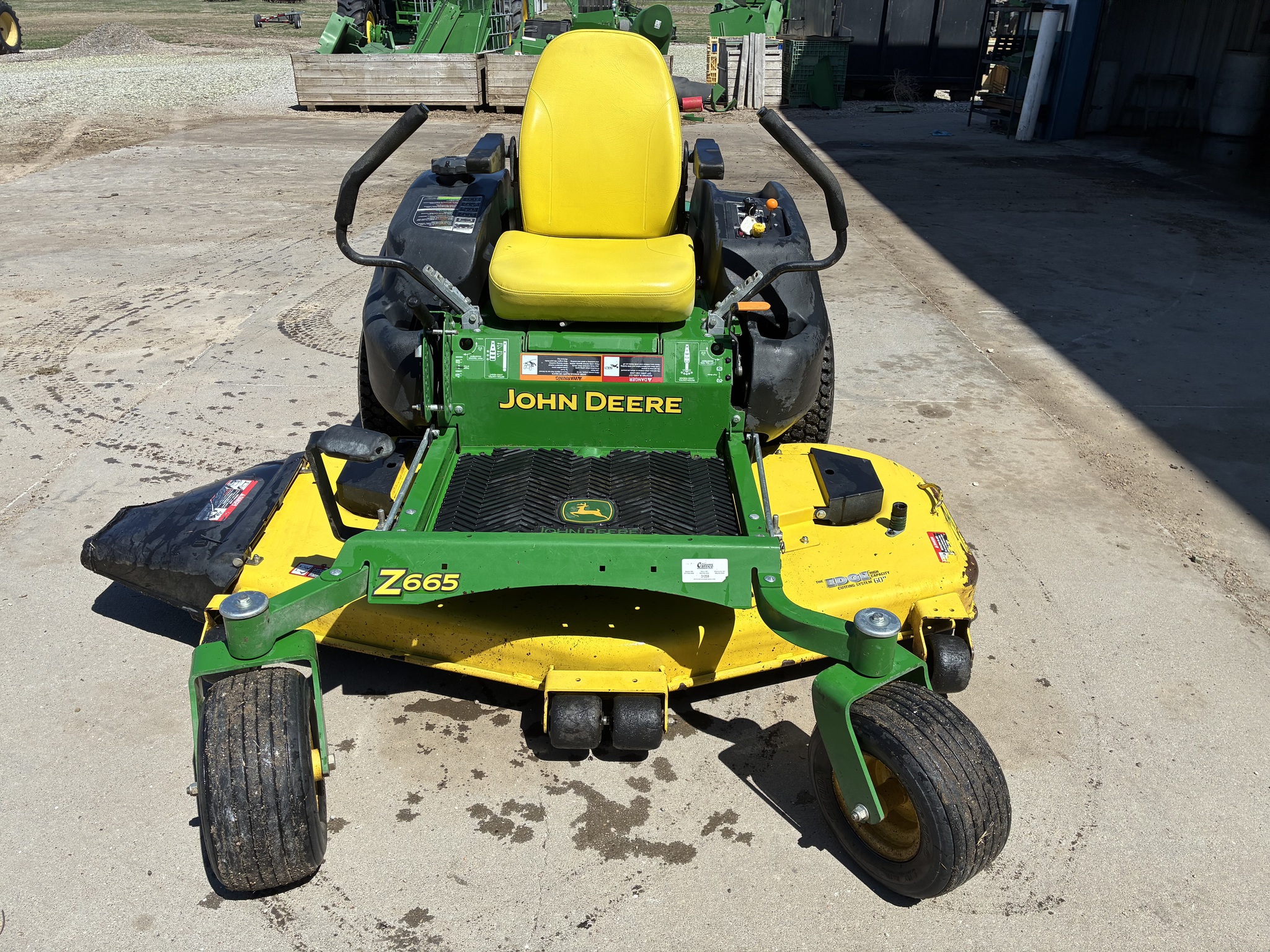 2015 John Deere Z665 at LandMark in Red Cloud, NE