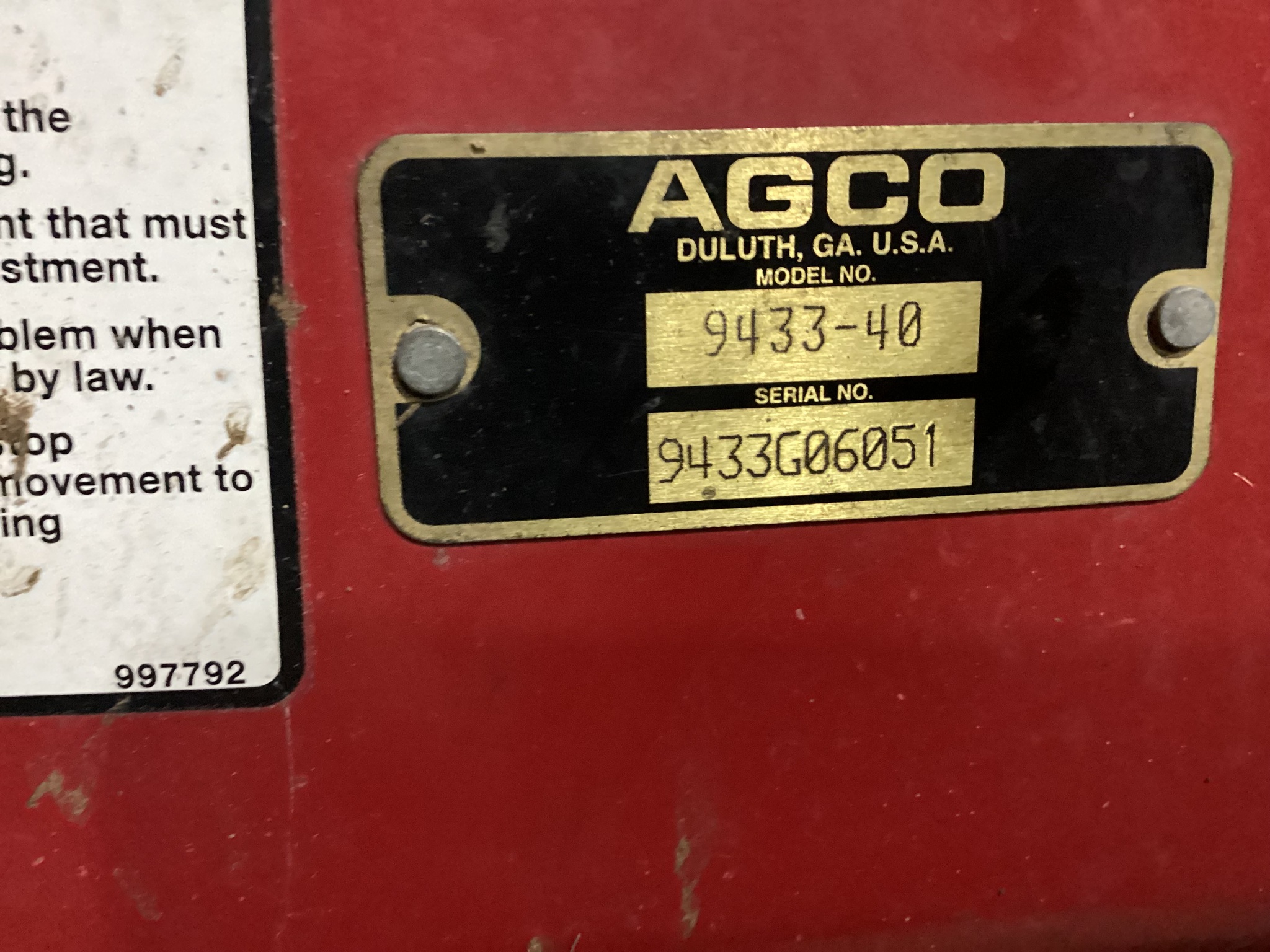  2008 Sunflower 9433-40 at LandMark in Minden, NE