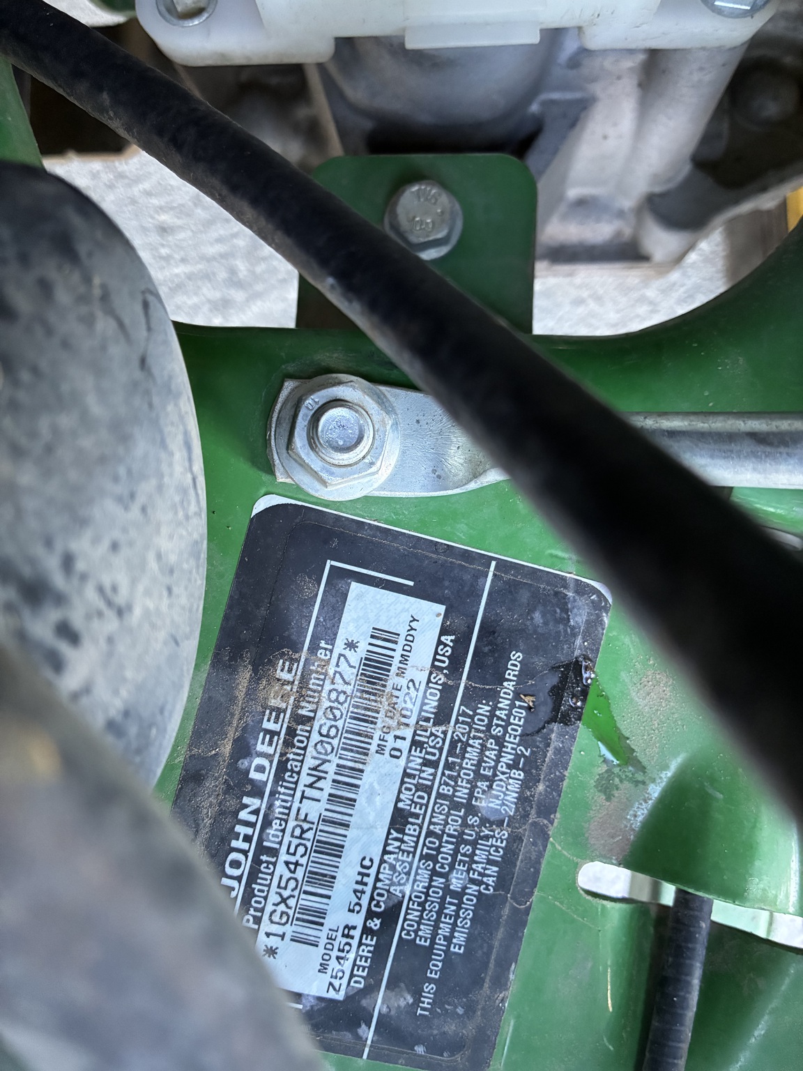  2022 John Deere Z545R at LandMark in Marysville, KS