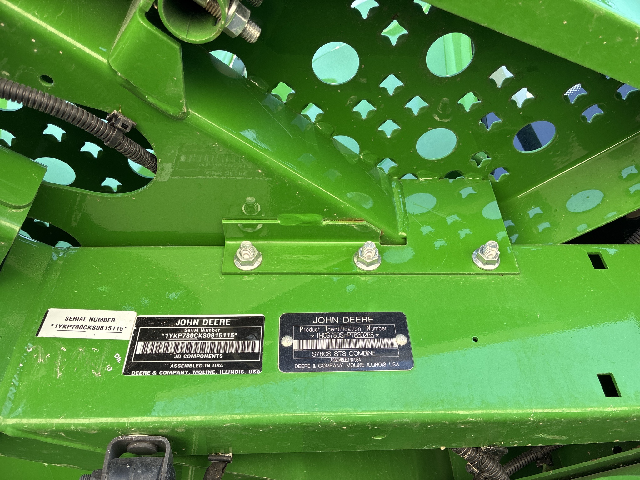  2024 John Deere S780 at LandMark in Hastings, NE