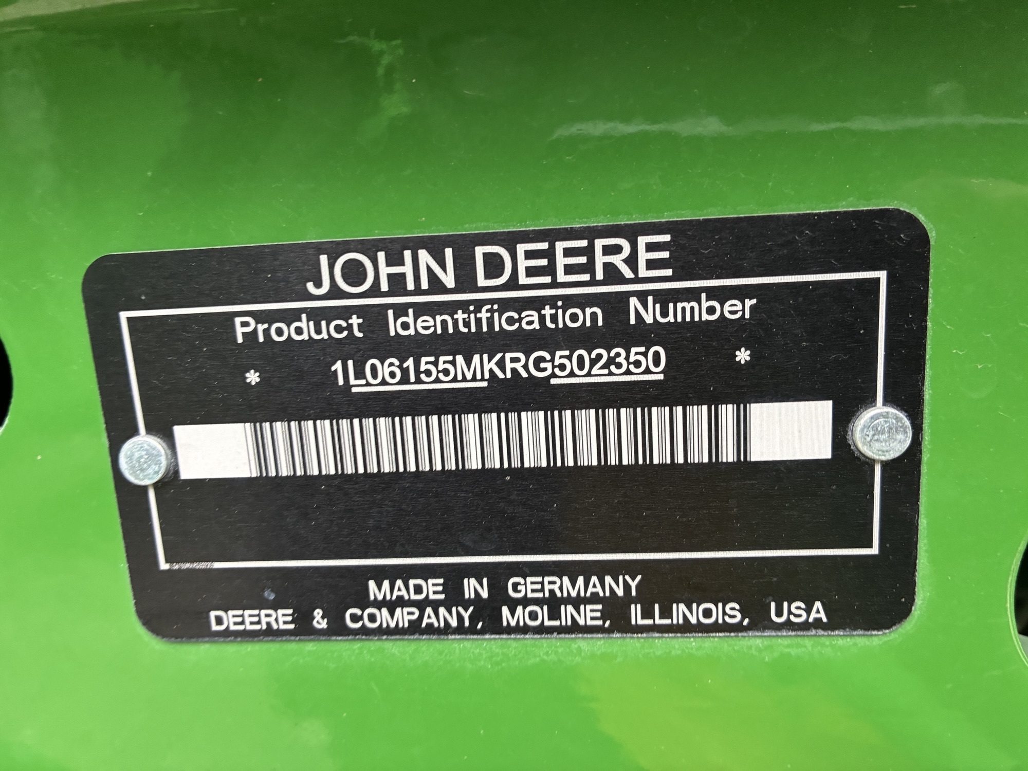  2024 John Deere 6155M at LandMark in Smith Center, KS