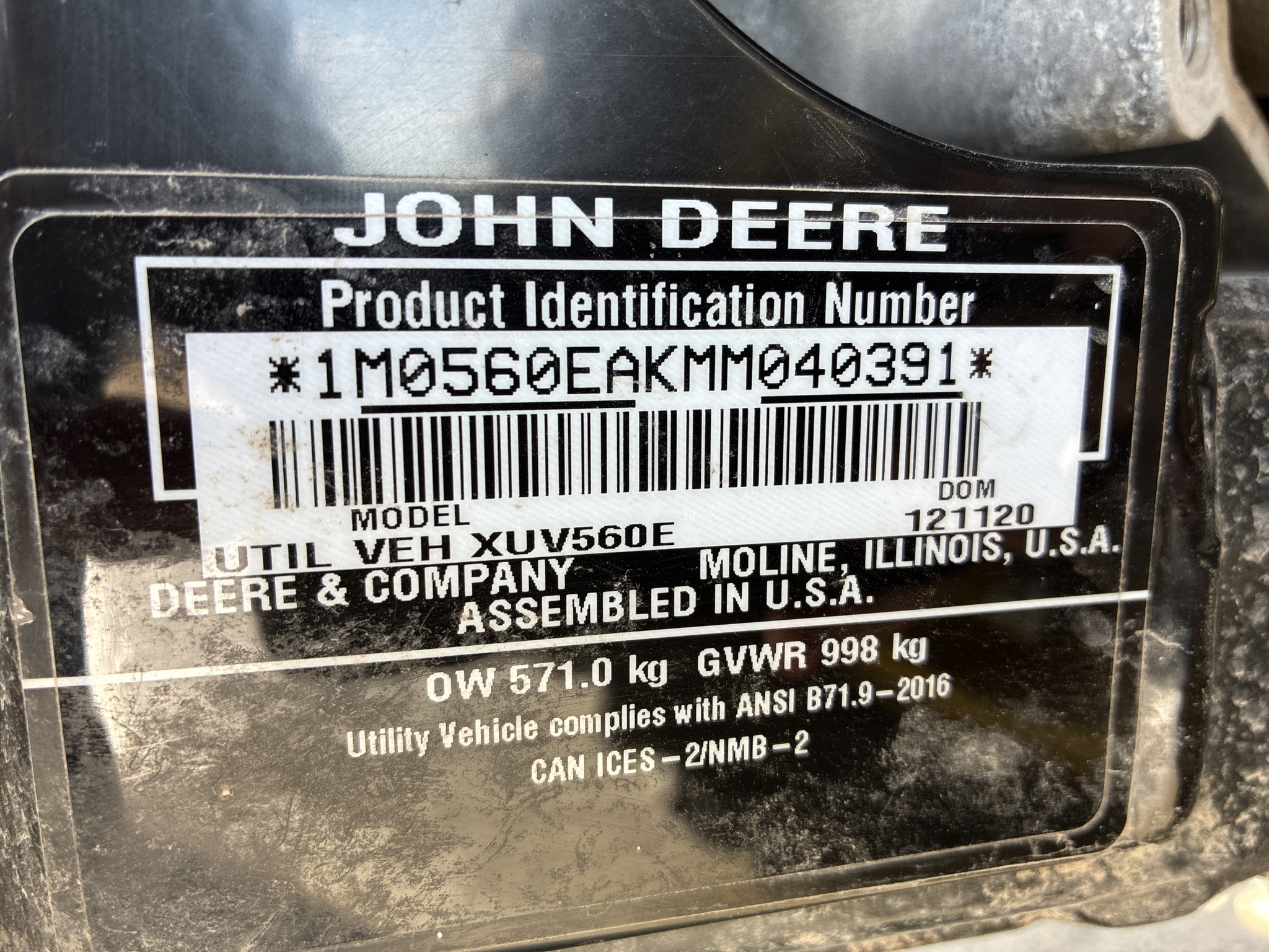  2021 John Deere XUV 560E at LandMark in Beatrice, NE